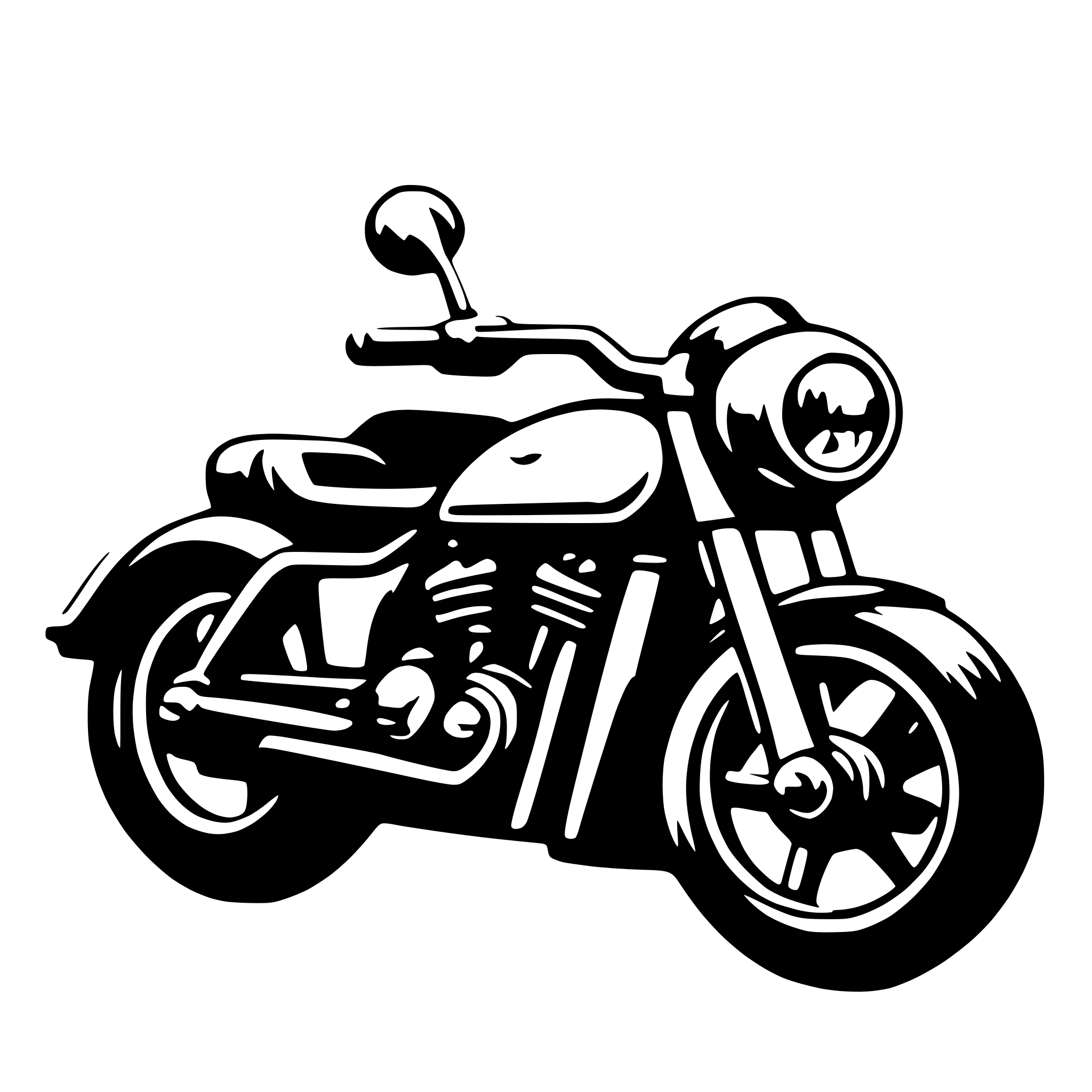 AI-generated SVG of 'motorbike'