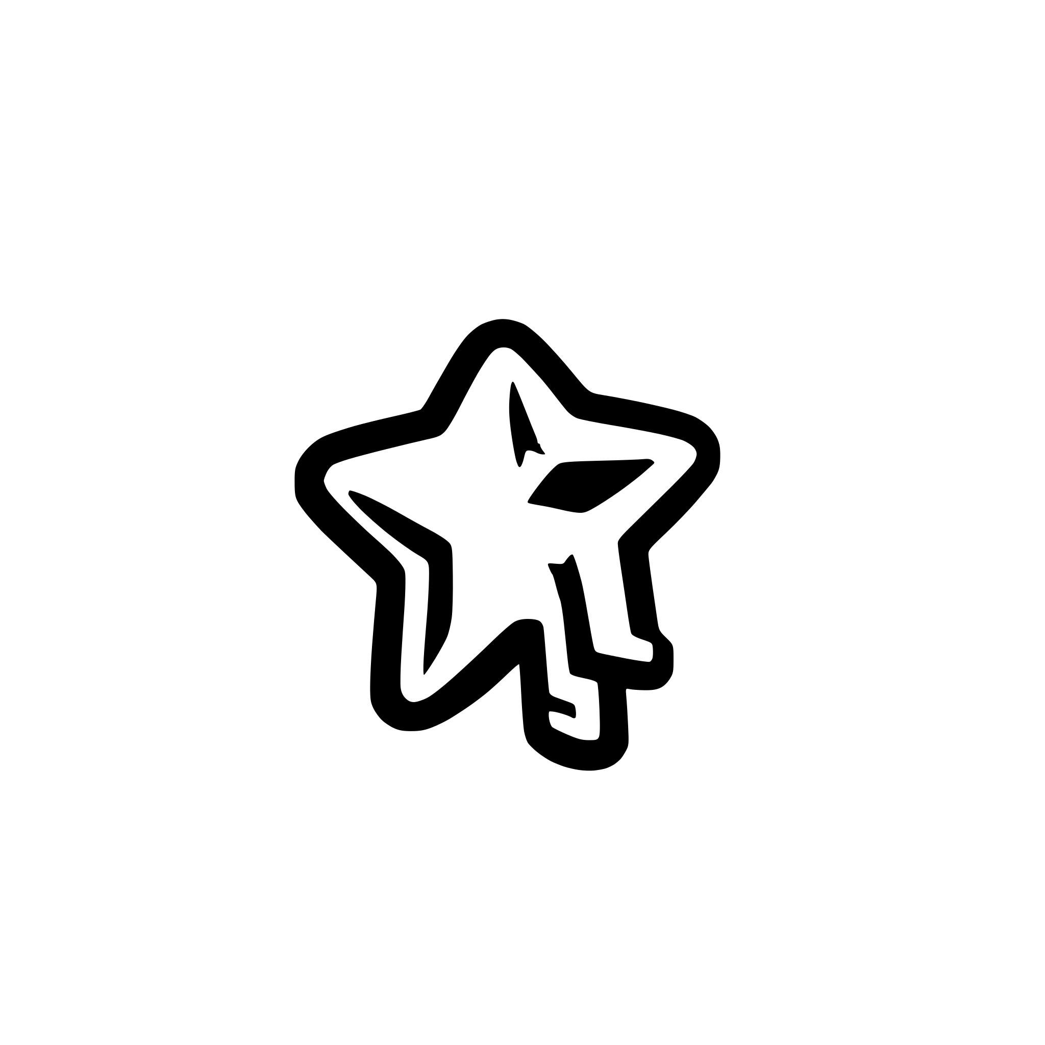 AI-generated SVG of a Shooting star