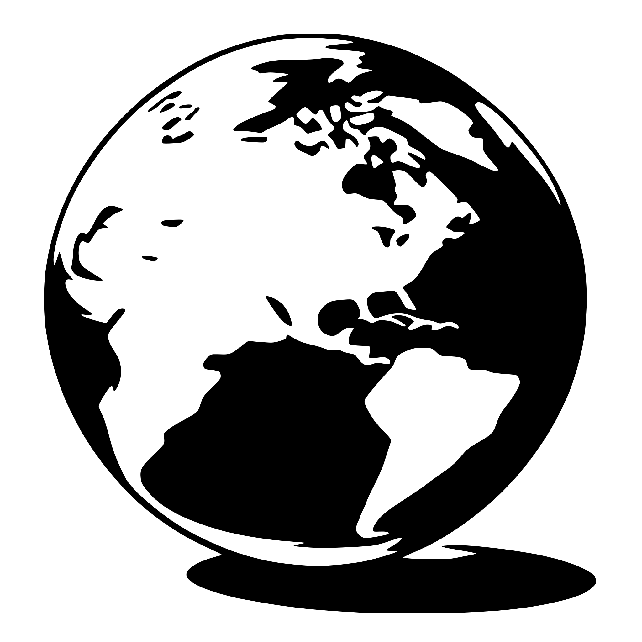 AI-generated SVG of 'the earth flat'