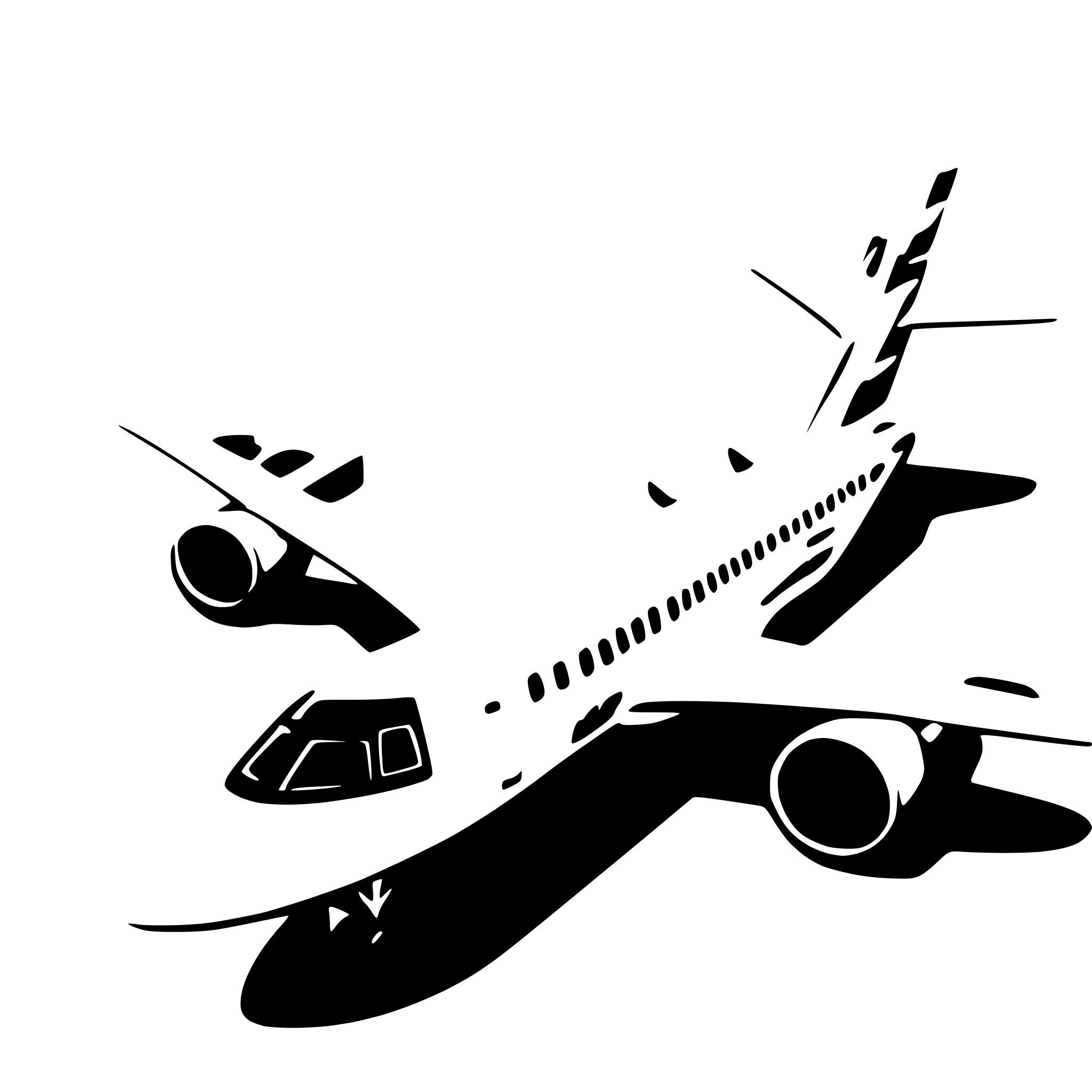 AI-generated SVG of 'isometric a350 aircraft'