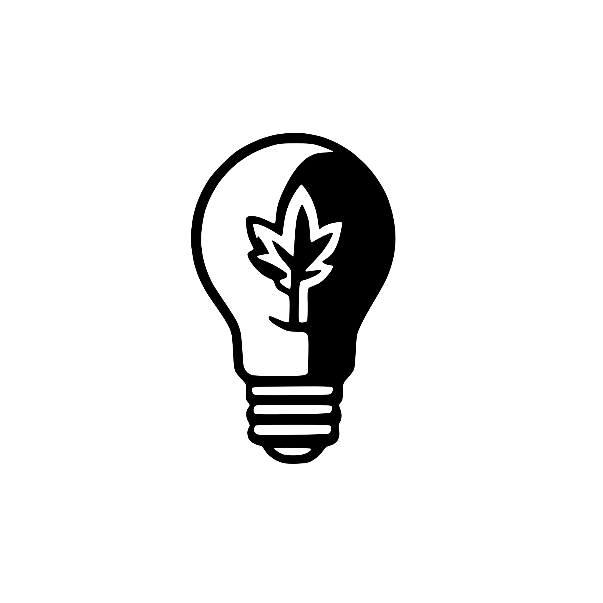 AI-generated SVG of a lightbulb with glowing filament