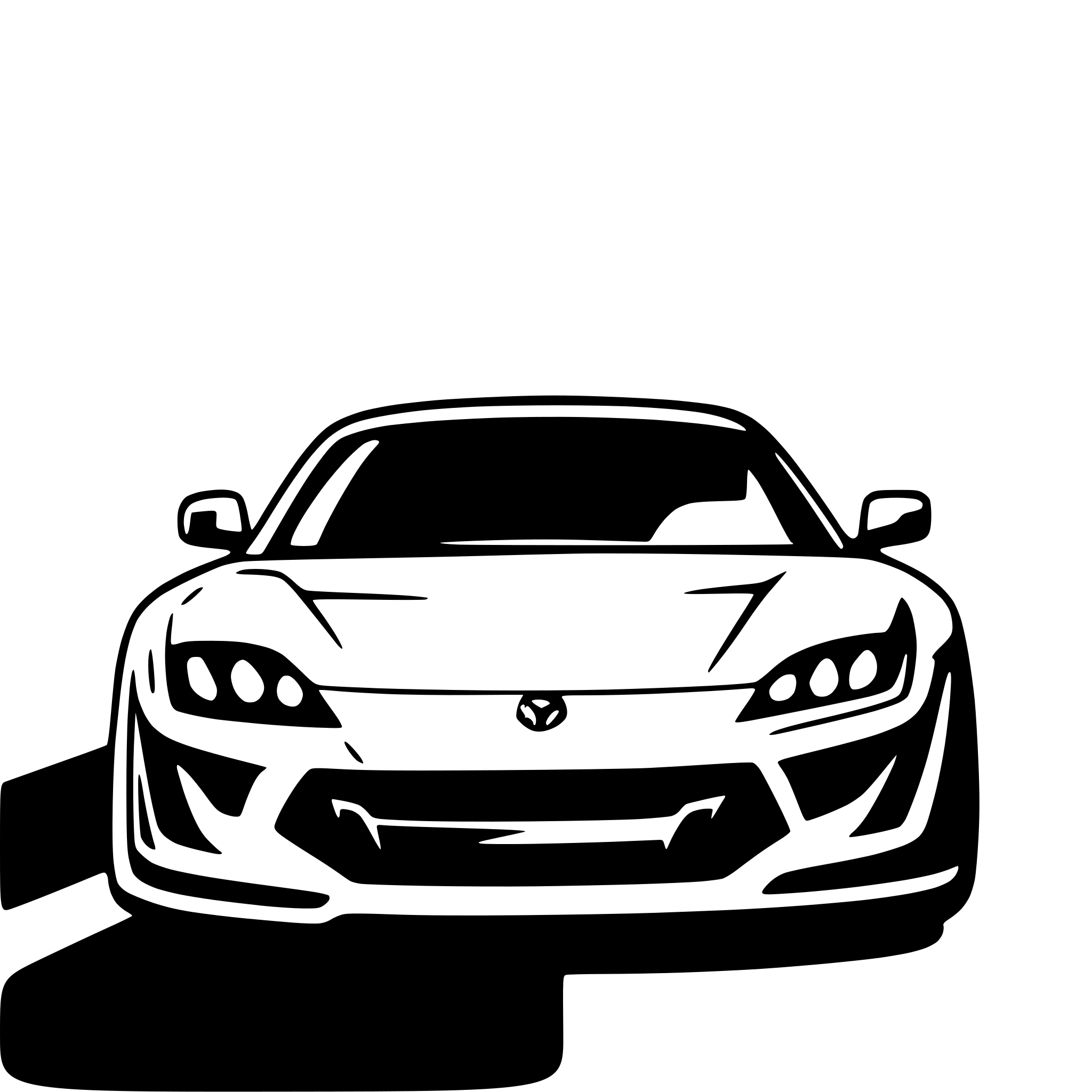 AI-generated SVG of 'toyota supra'
