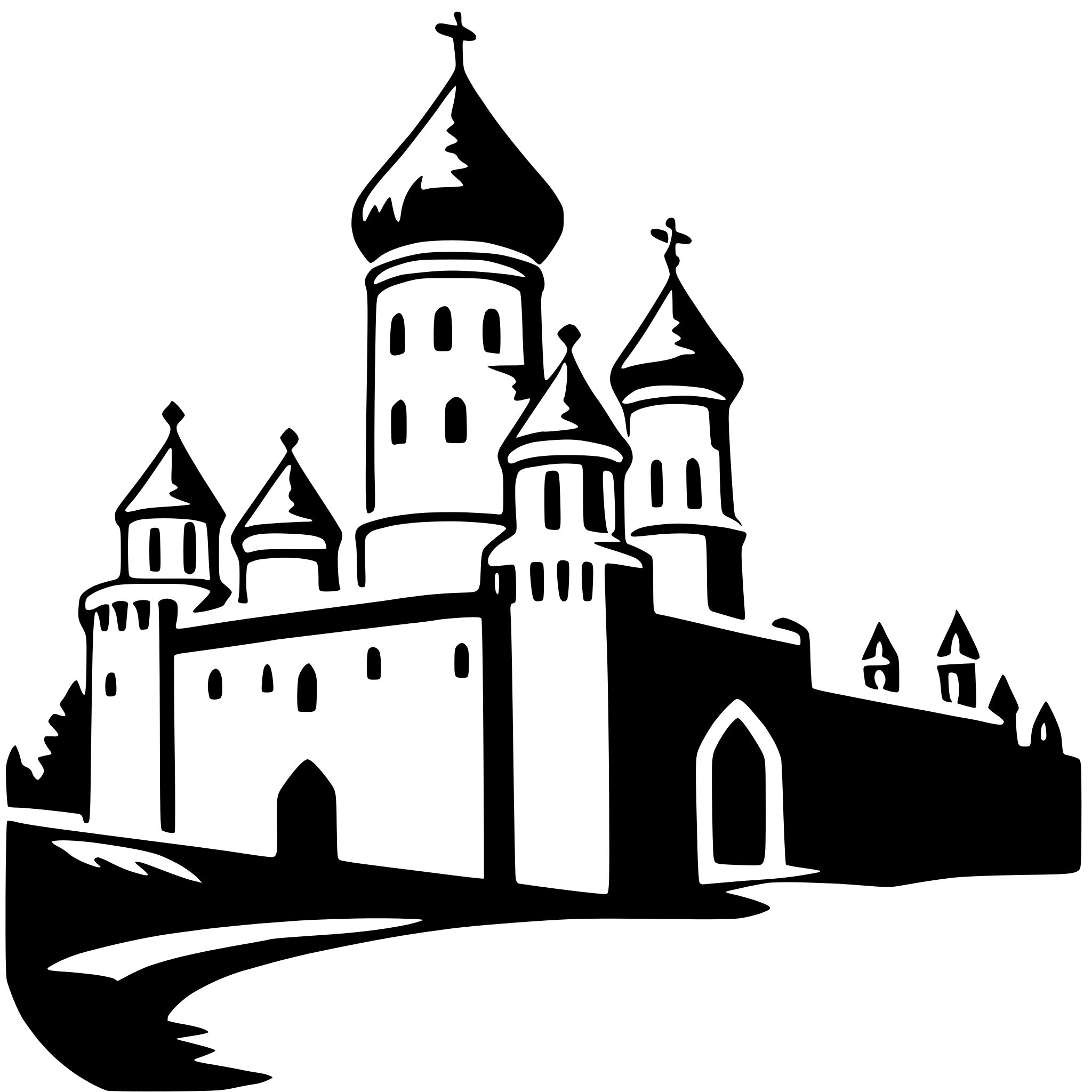 AI-generated SVG of a kremlin