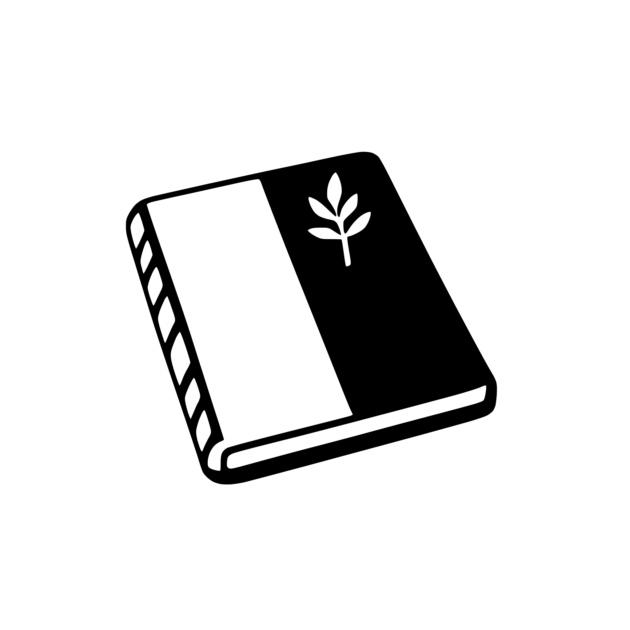 AI-generated SVG of a book with bookmark