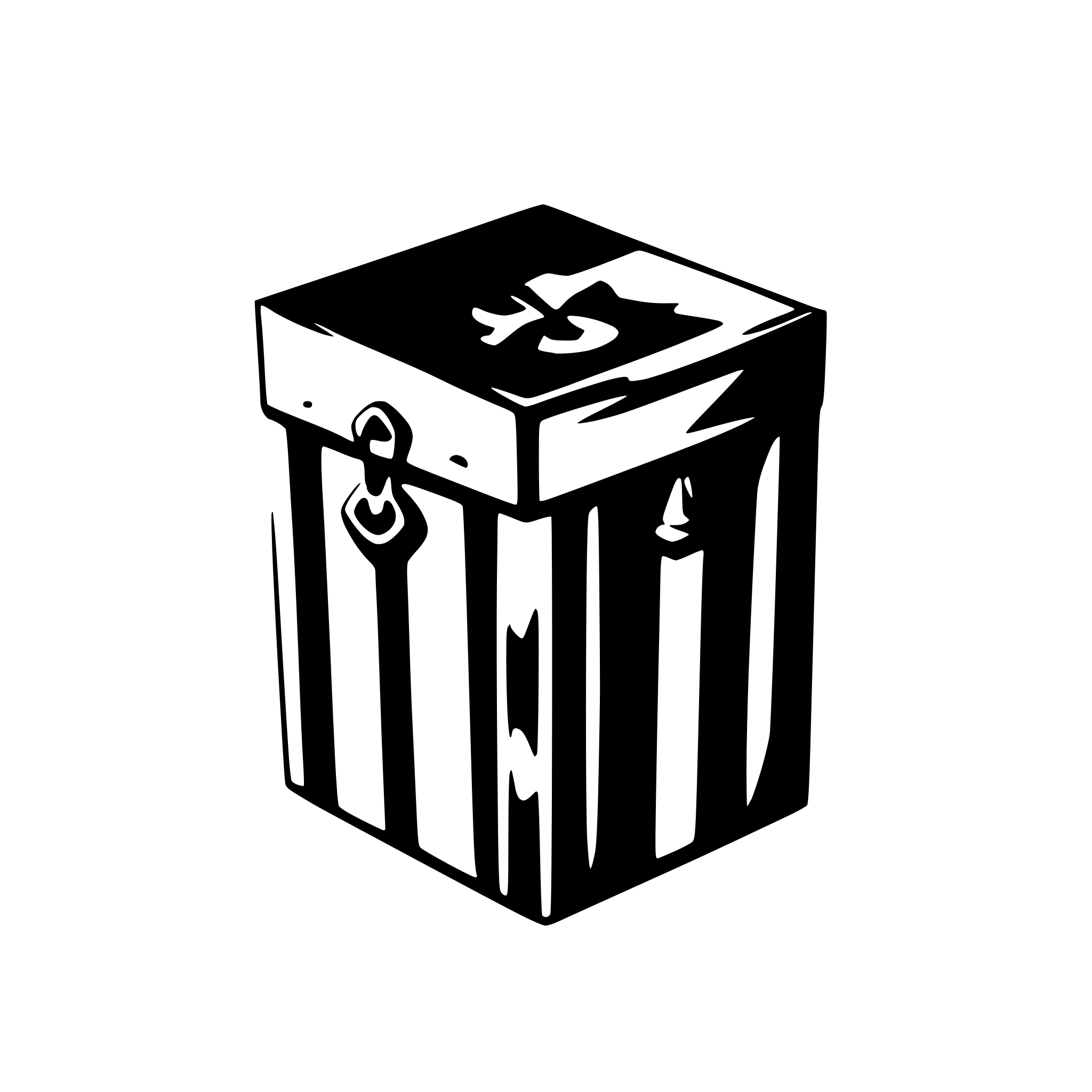 AI-generated SVG of 'mystery box, rift'