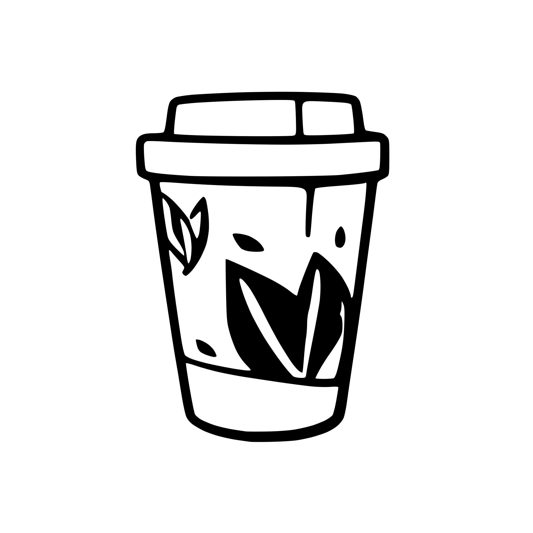 AI-generated SVG of 'plain polypaper coffee cup'