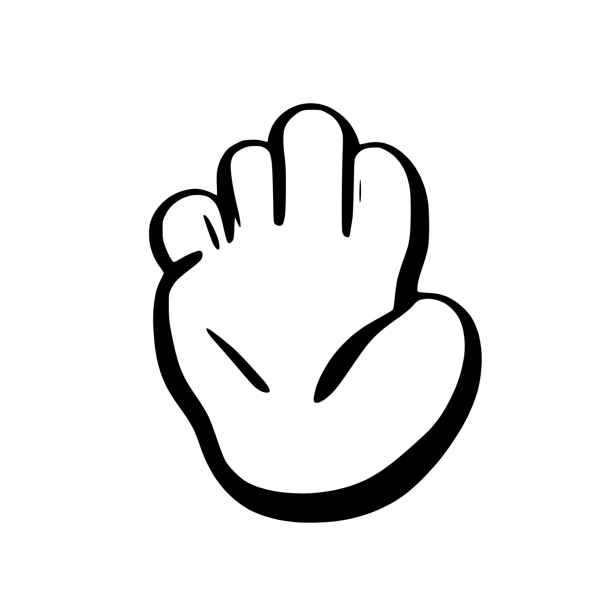 AI-generated SVG of 'a cat's paw'