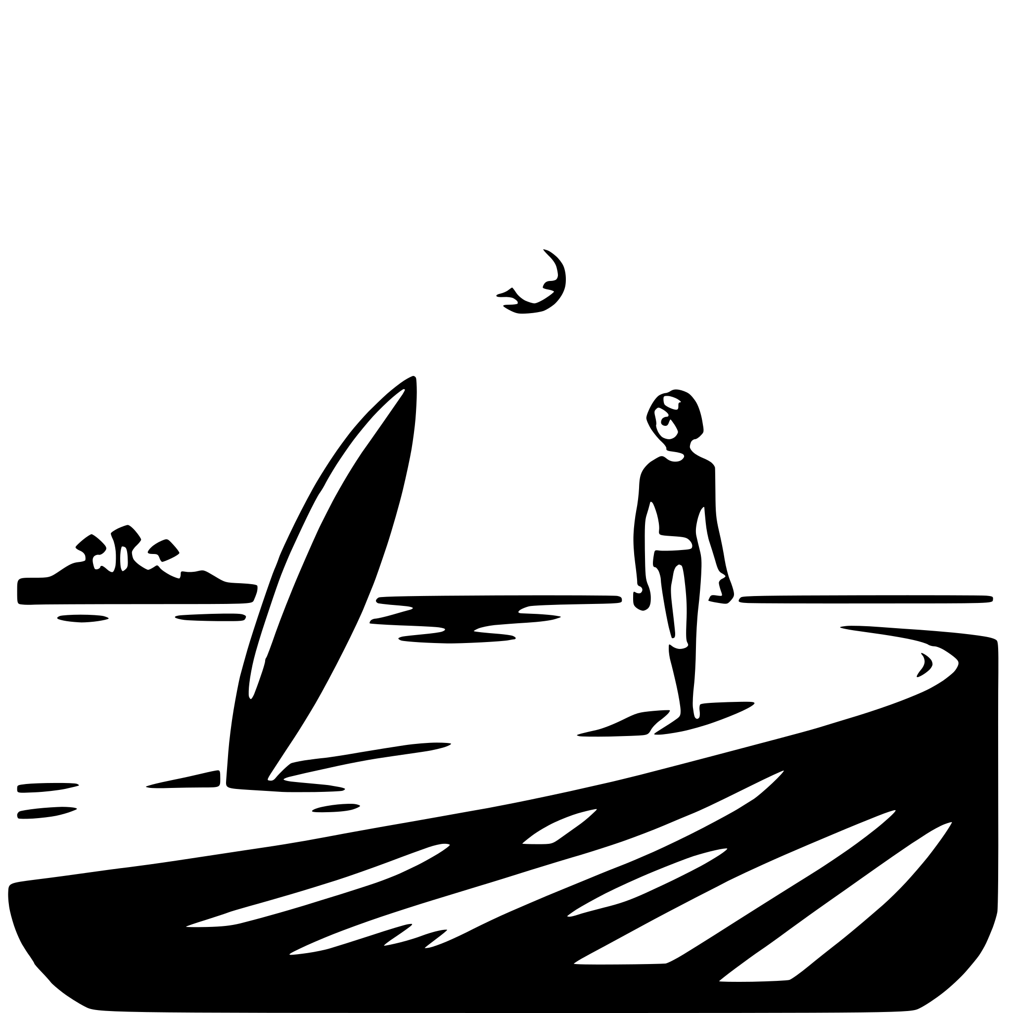 AI-generated SVG of 'surfing at sunset'