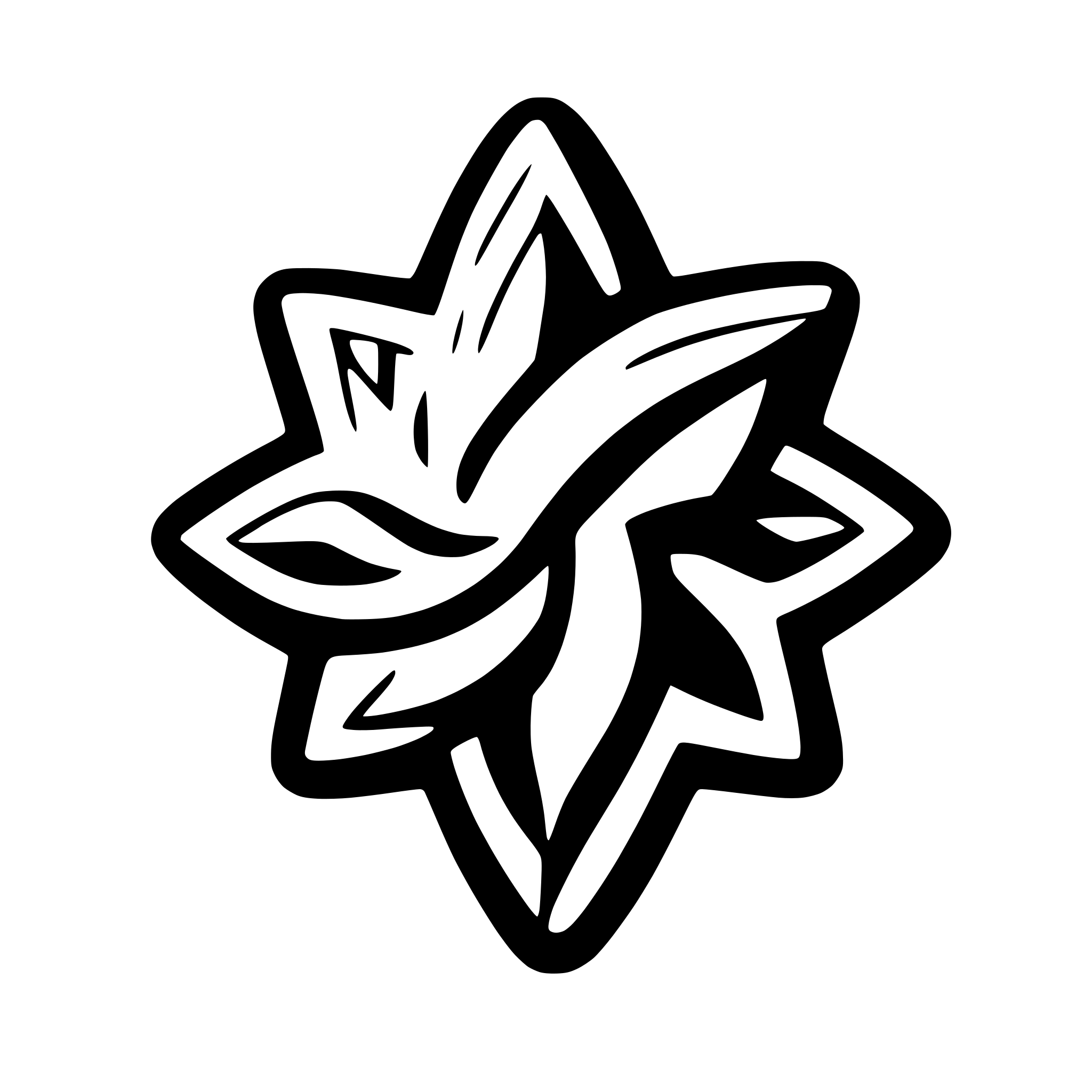 AI-generated SVG of a star