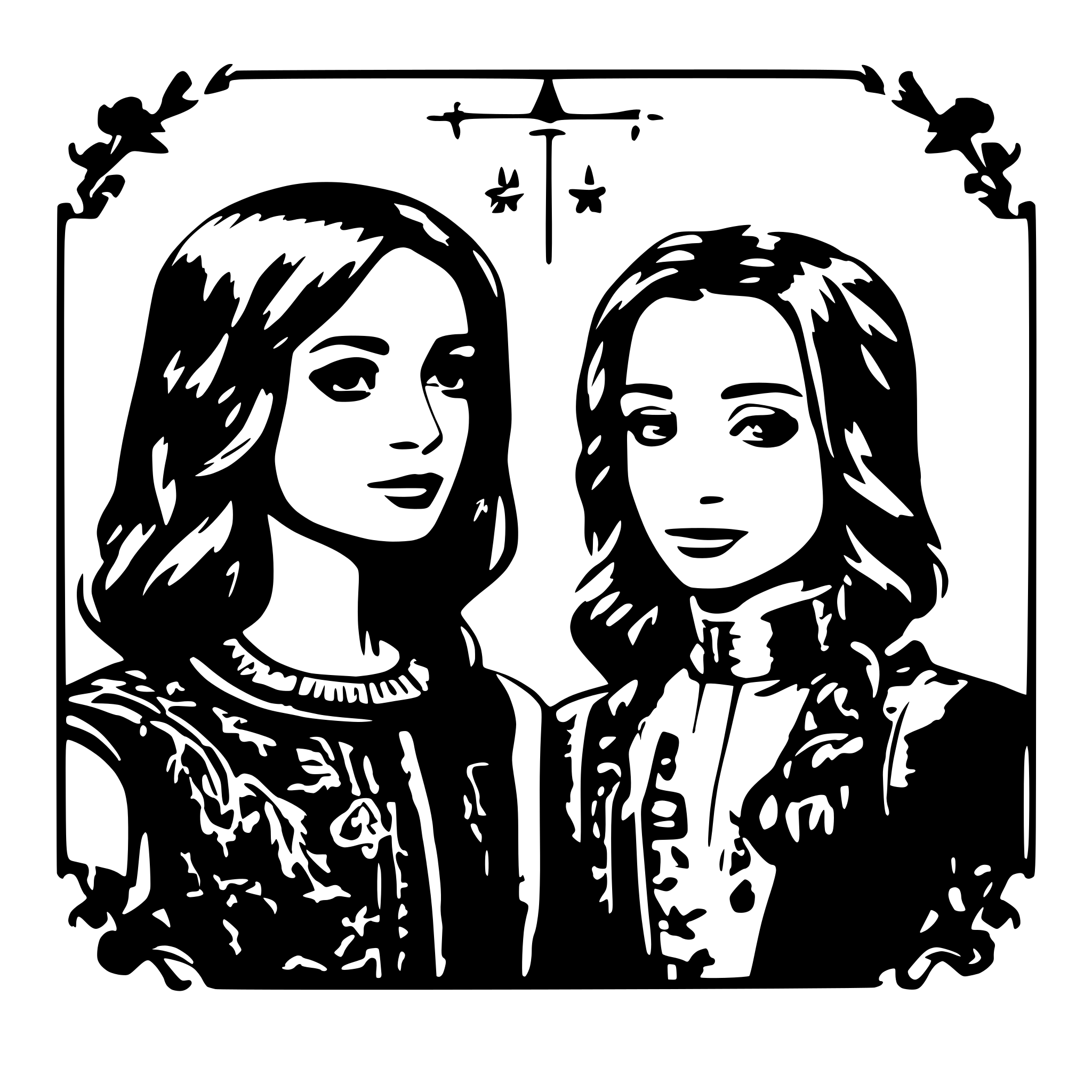 AI-generated SVG of 'Edward and ella from Twoghligt'