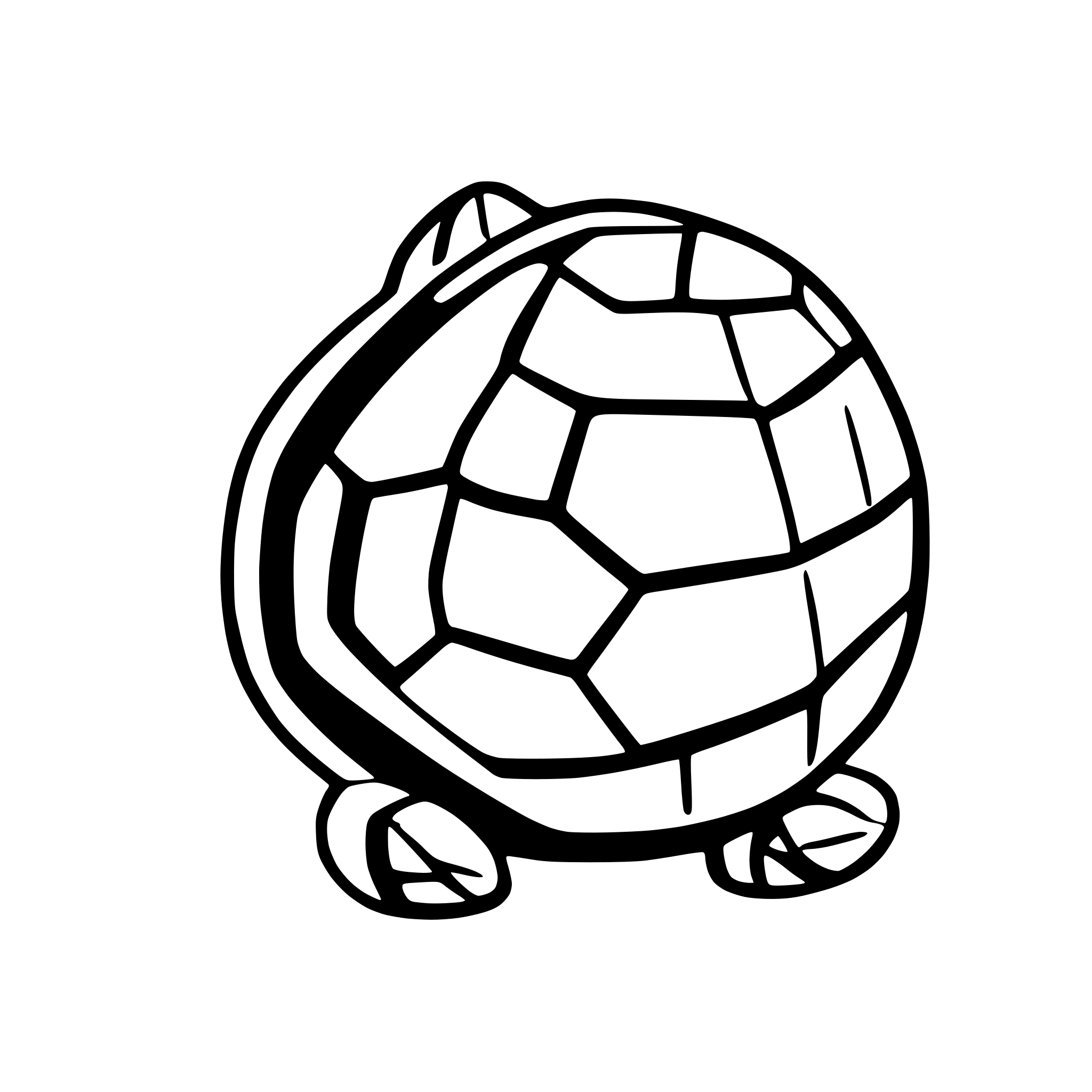 AI-generated SVG of a turtle shell
