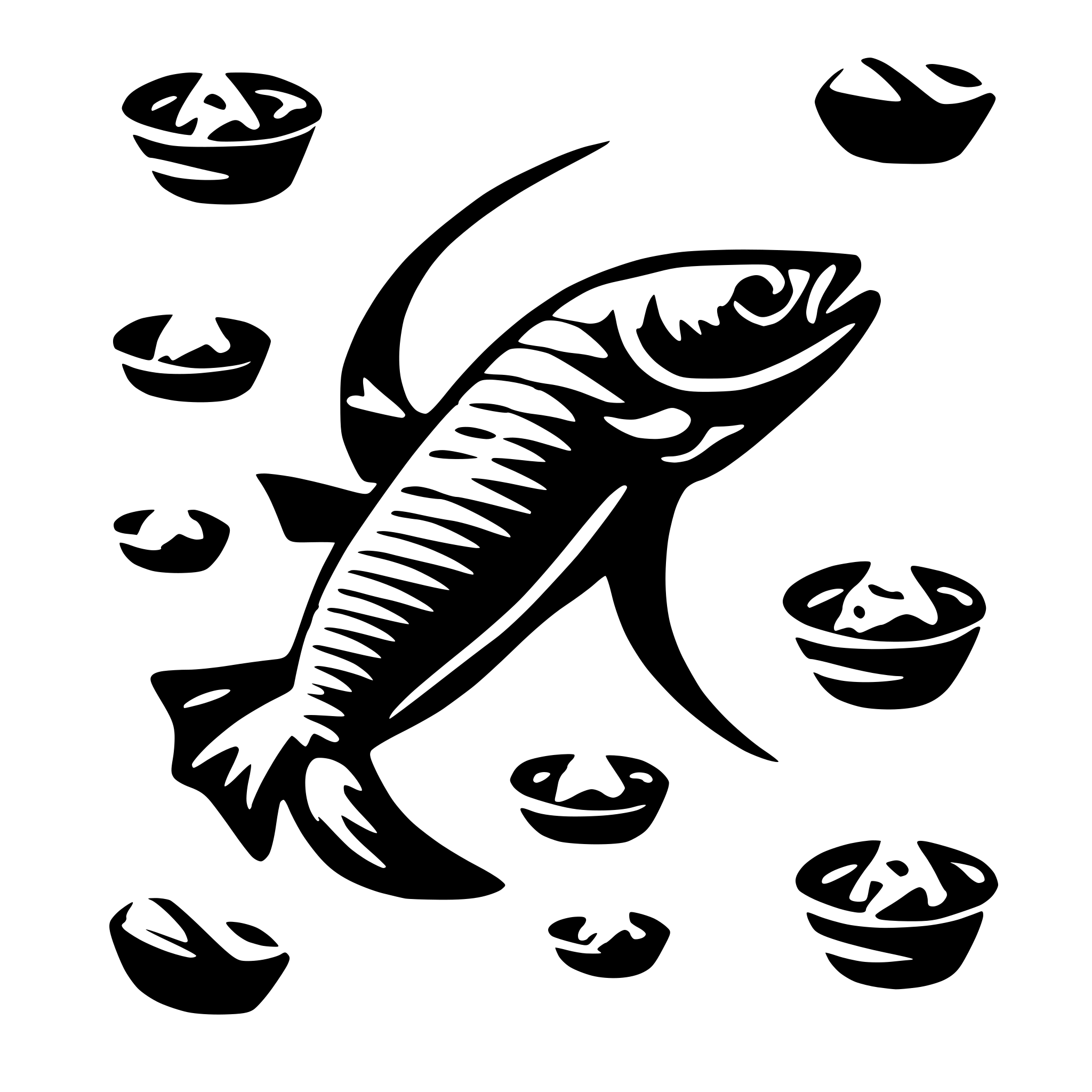 AI-generated SVG of a gourmet seafood products