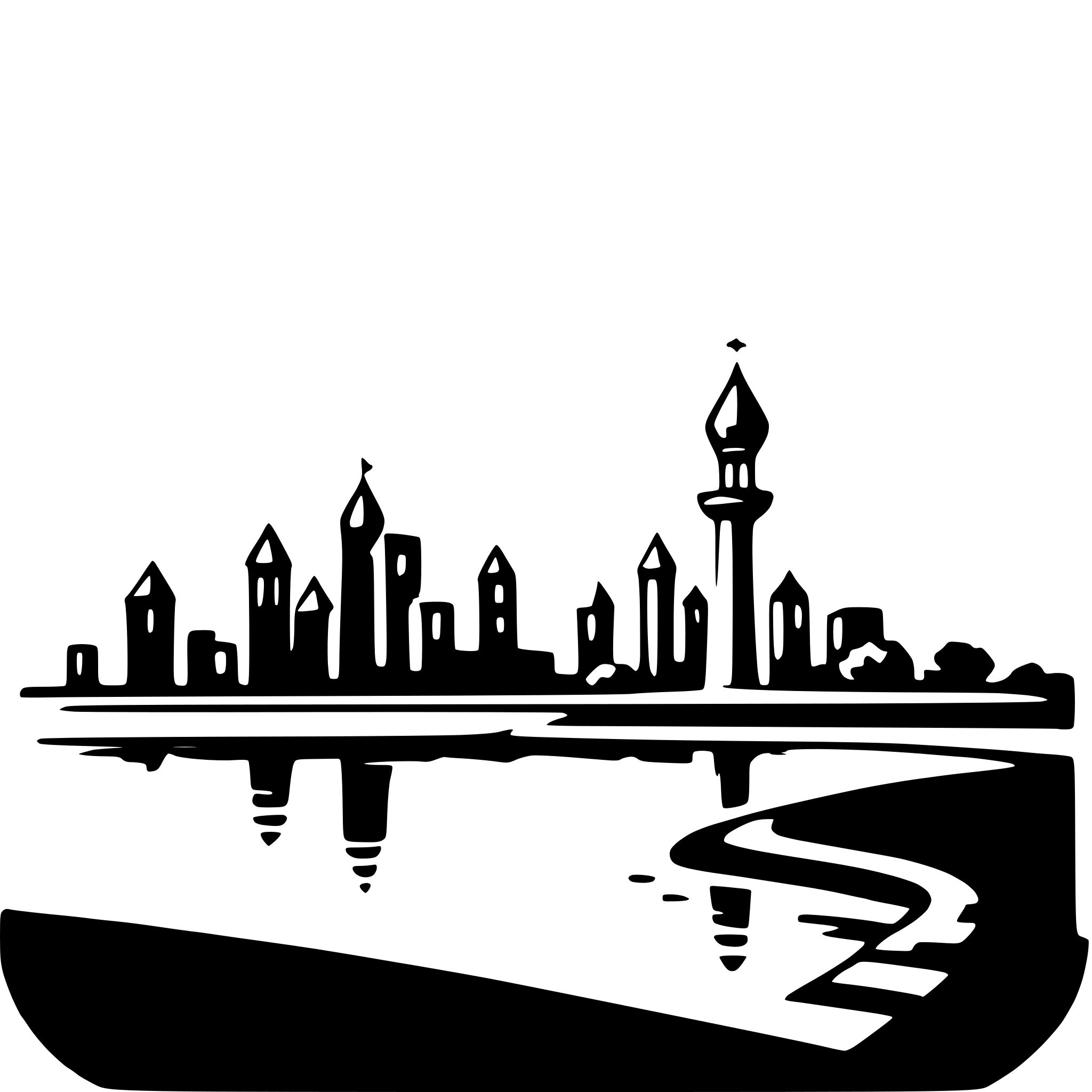 AI-generated SVG of a romantic skyline