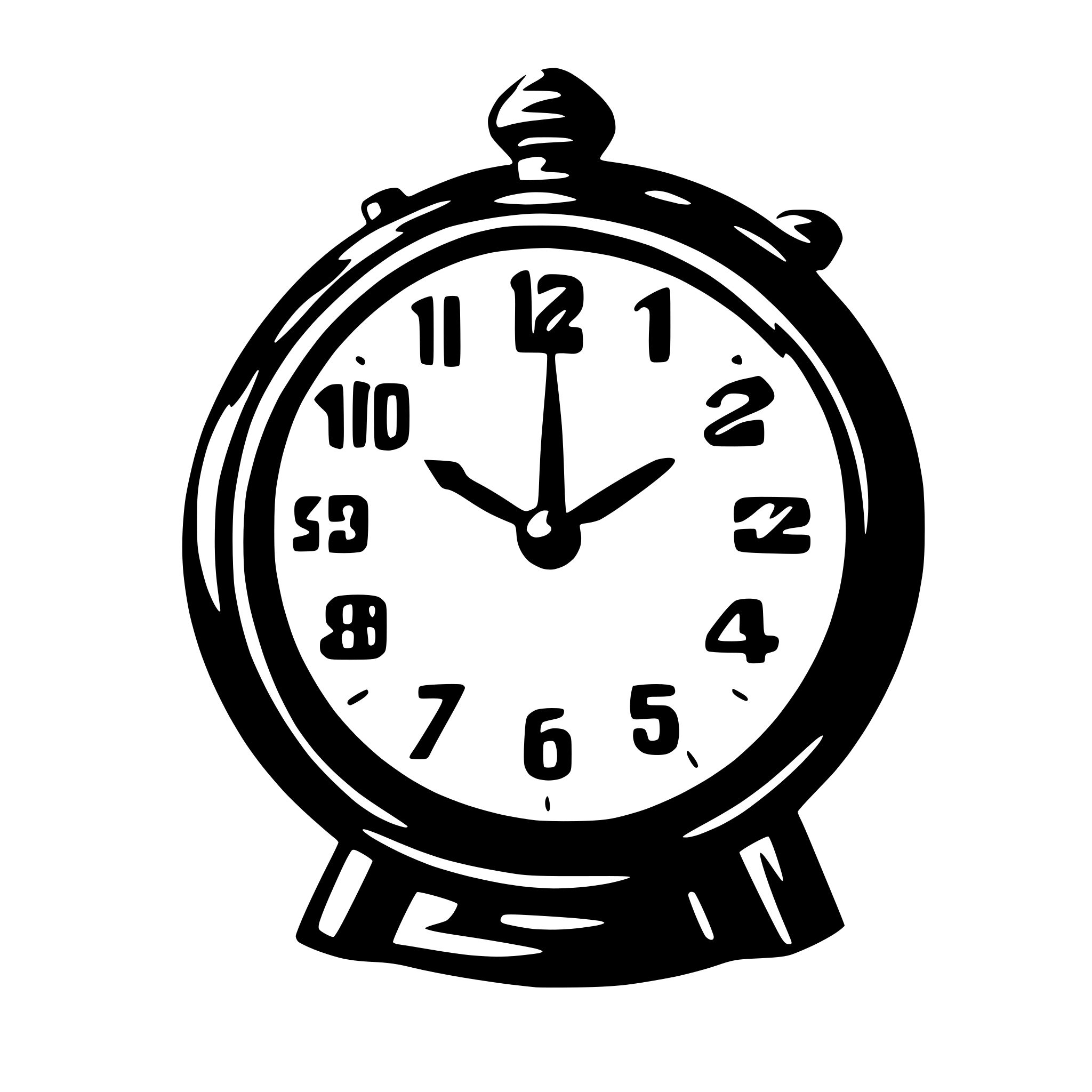 AI-generated SVG of 'Youtube and clock'