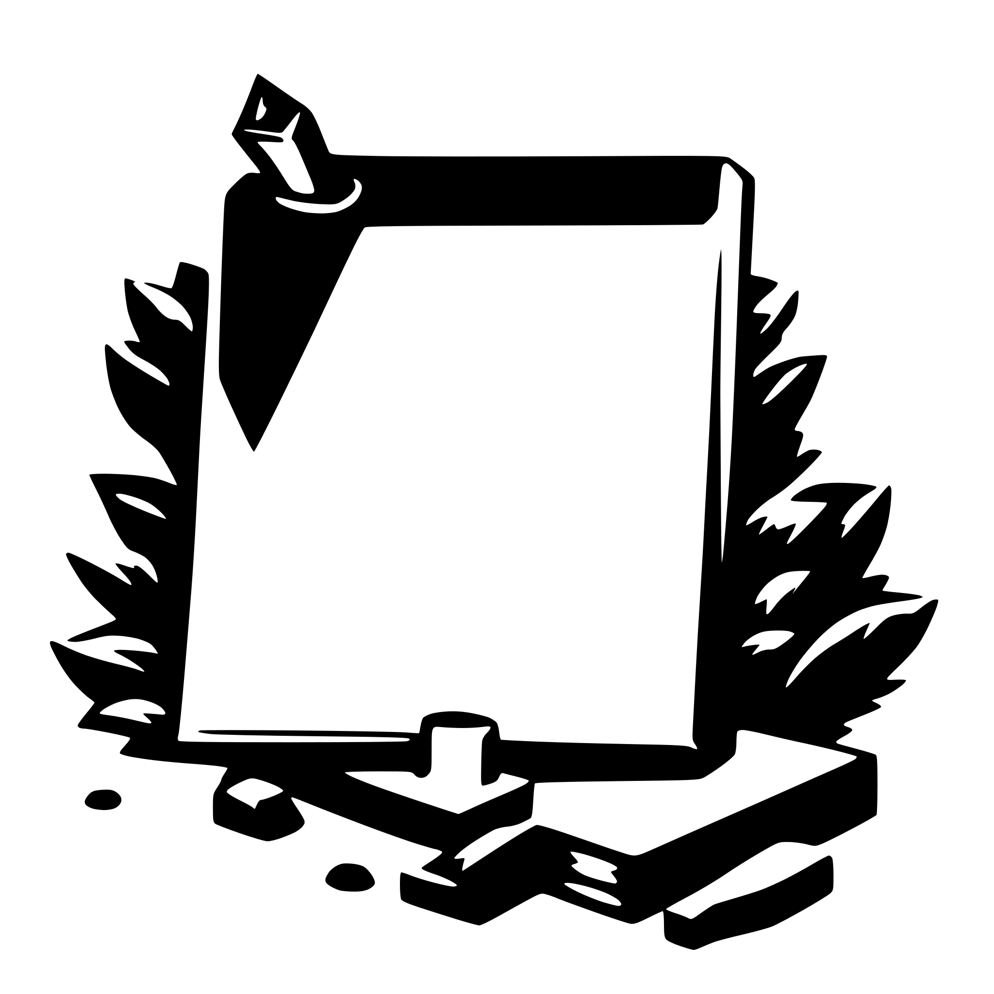 AI-generated SVG of 'empty list'