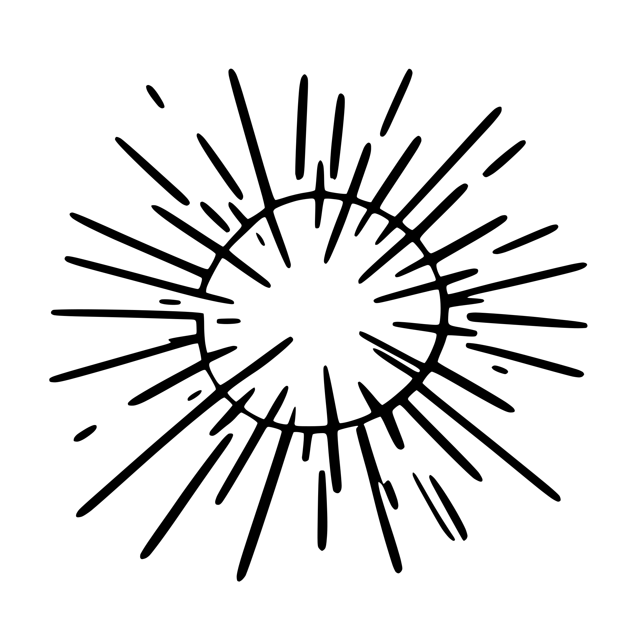 AI-generated SVG of a accelerated sparkles as a particle system with focus on the center