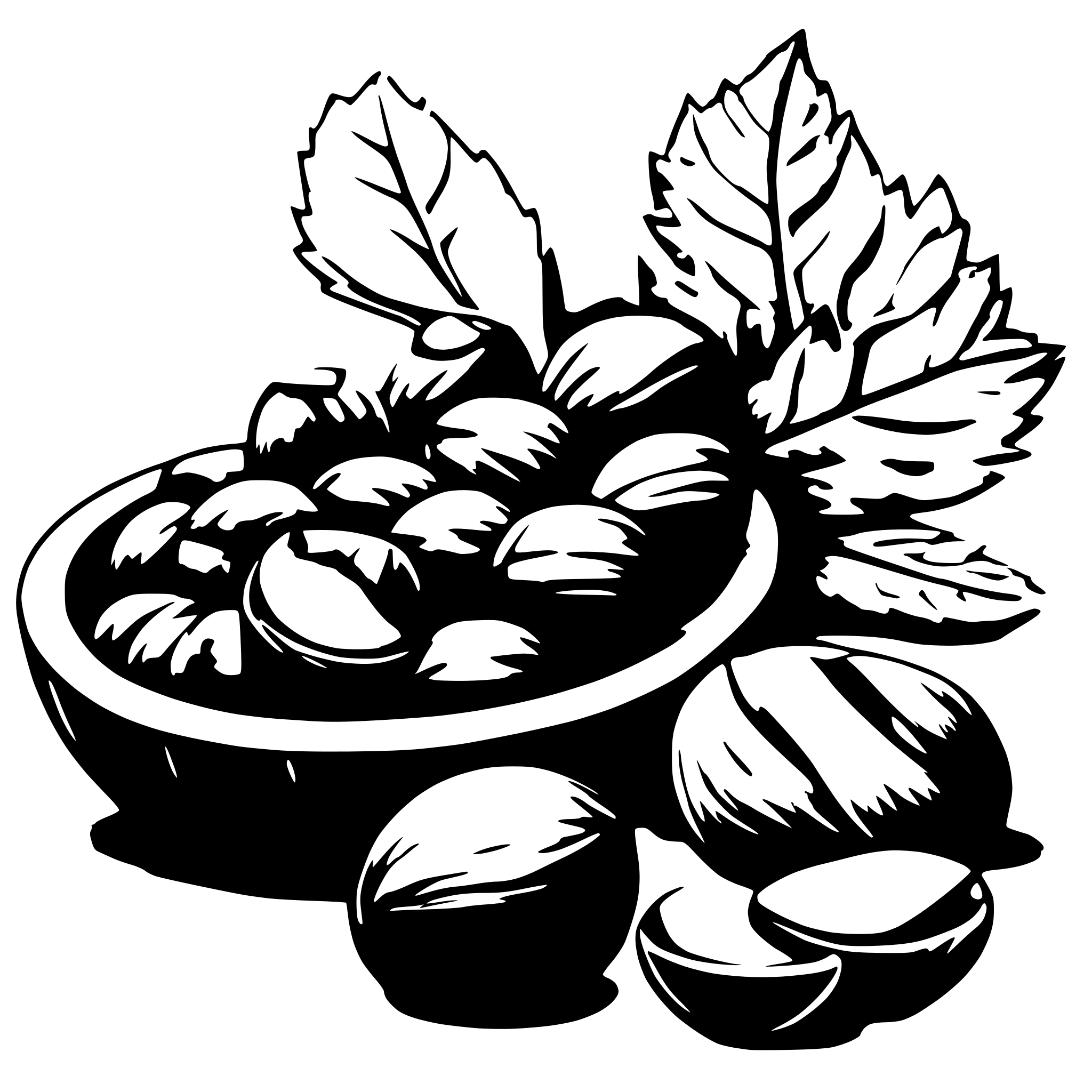AI-generated SVG of a nuts
