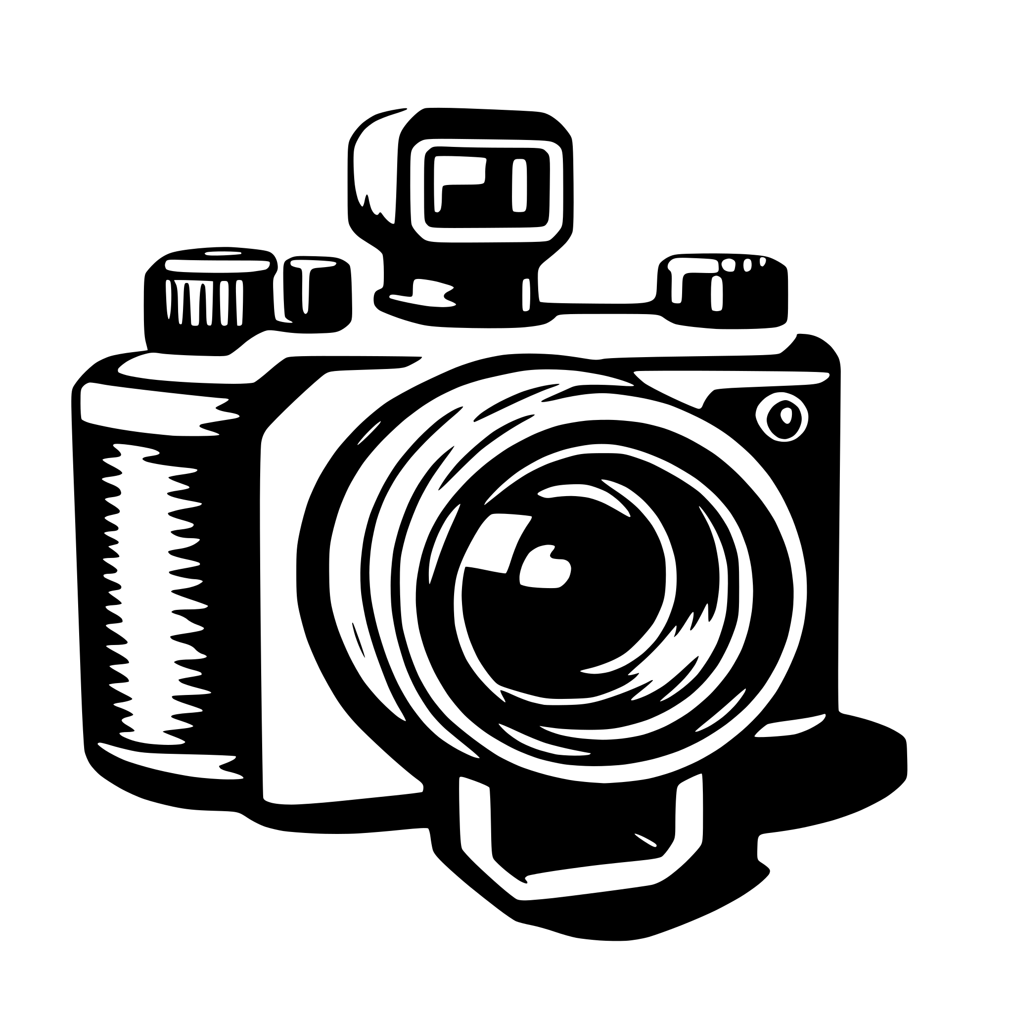 AI-generated SVG of 'camera'