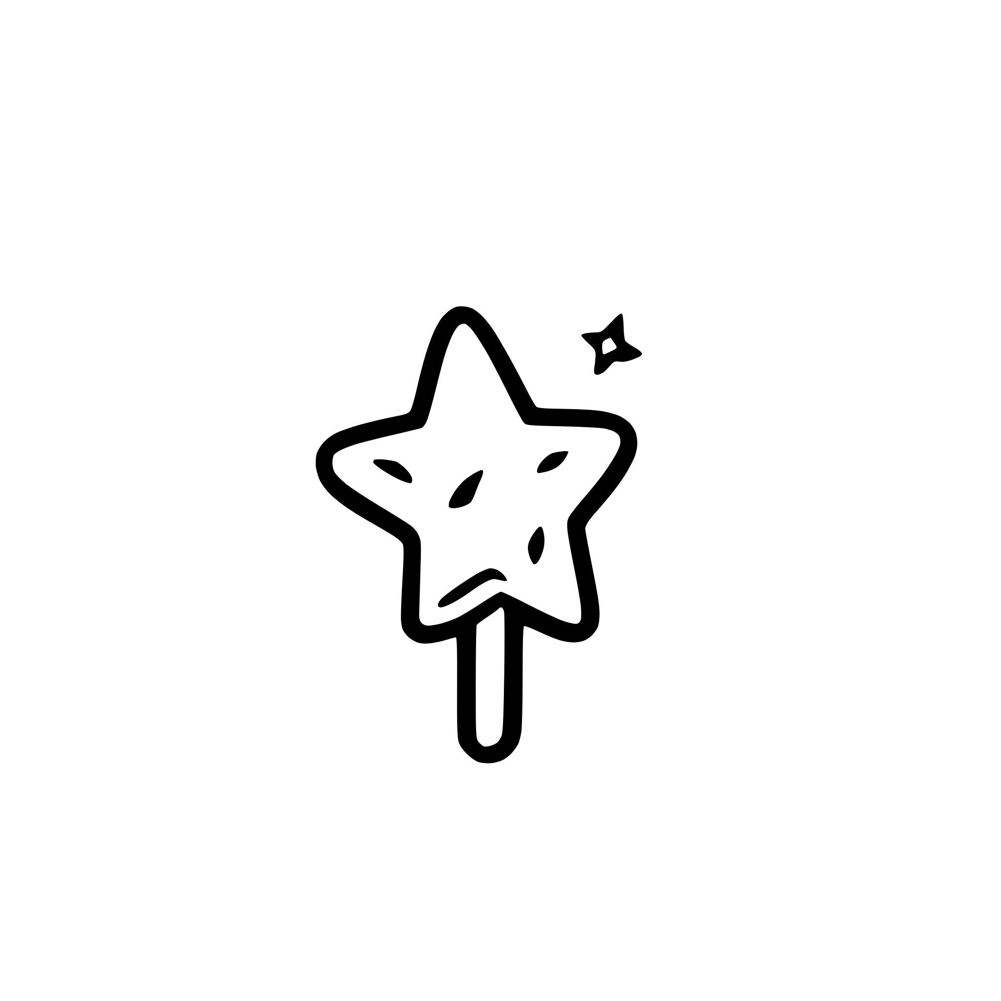 AI-generated SVG of a Shooting star