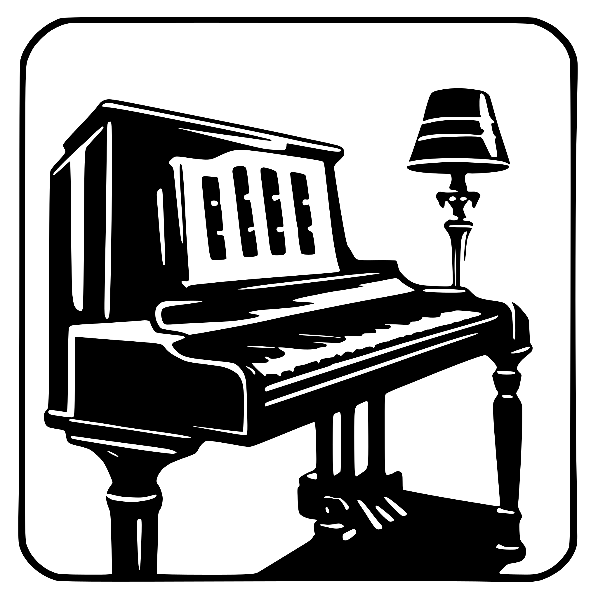 AI-generated SVG of a piano keyboard mit 88 Tasten