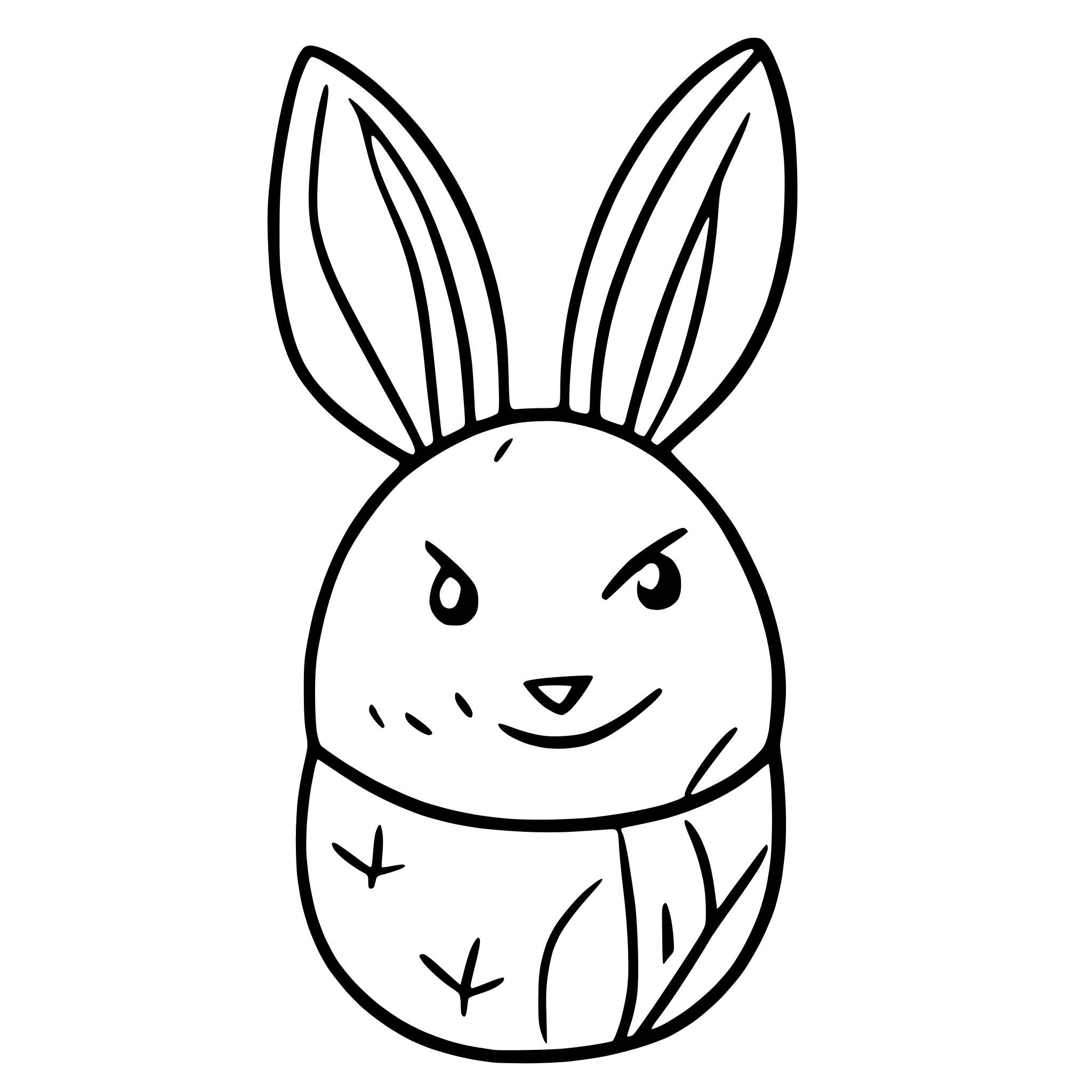 AI-generated SVG of a easter