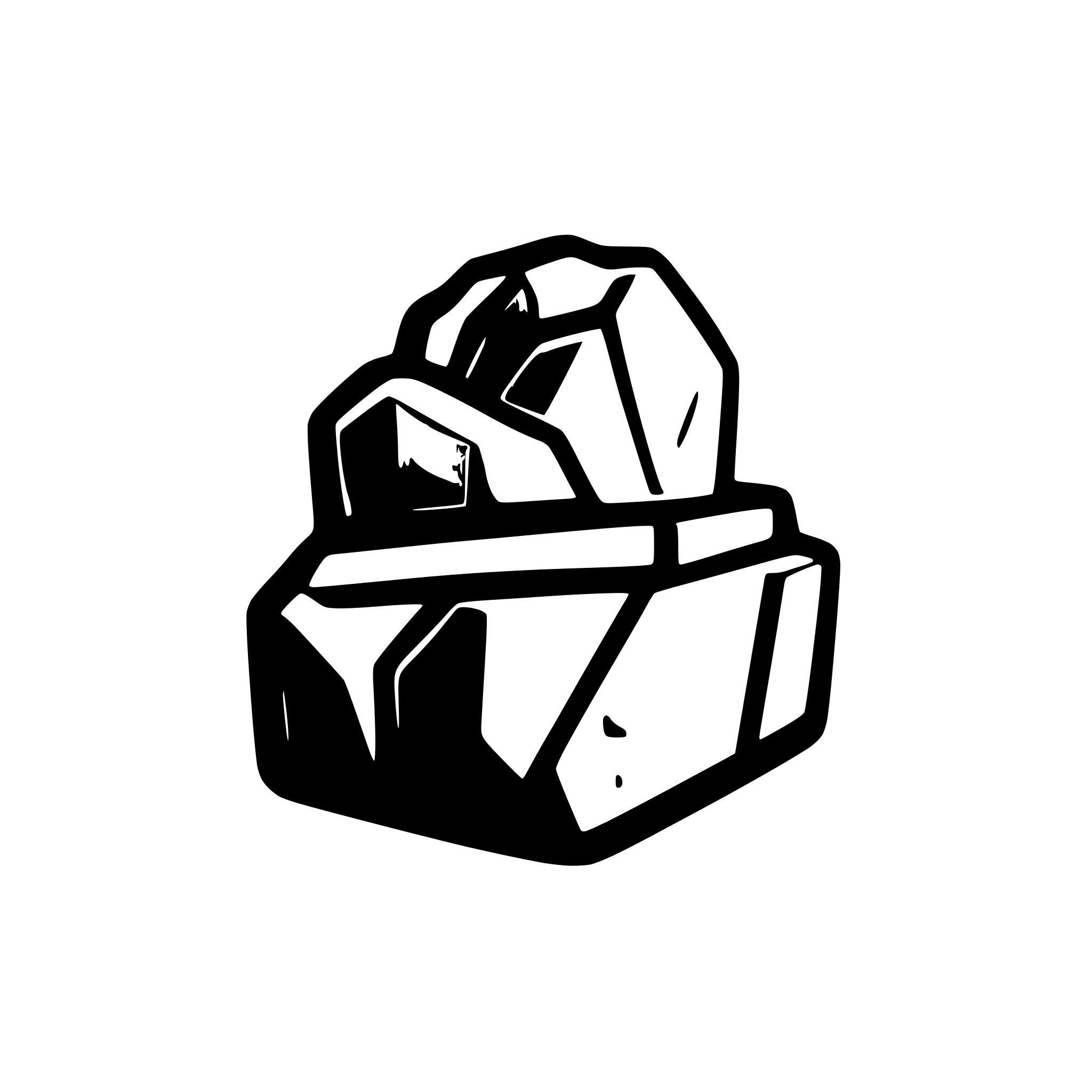 AI-generated SVG of 'app logo named stone pile'