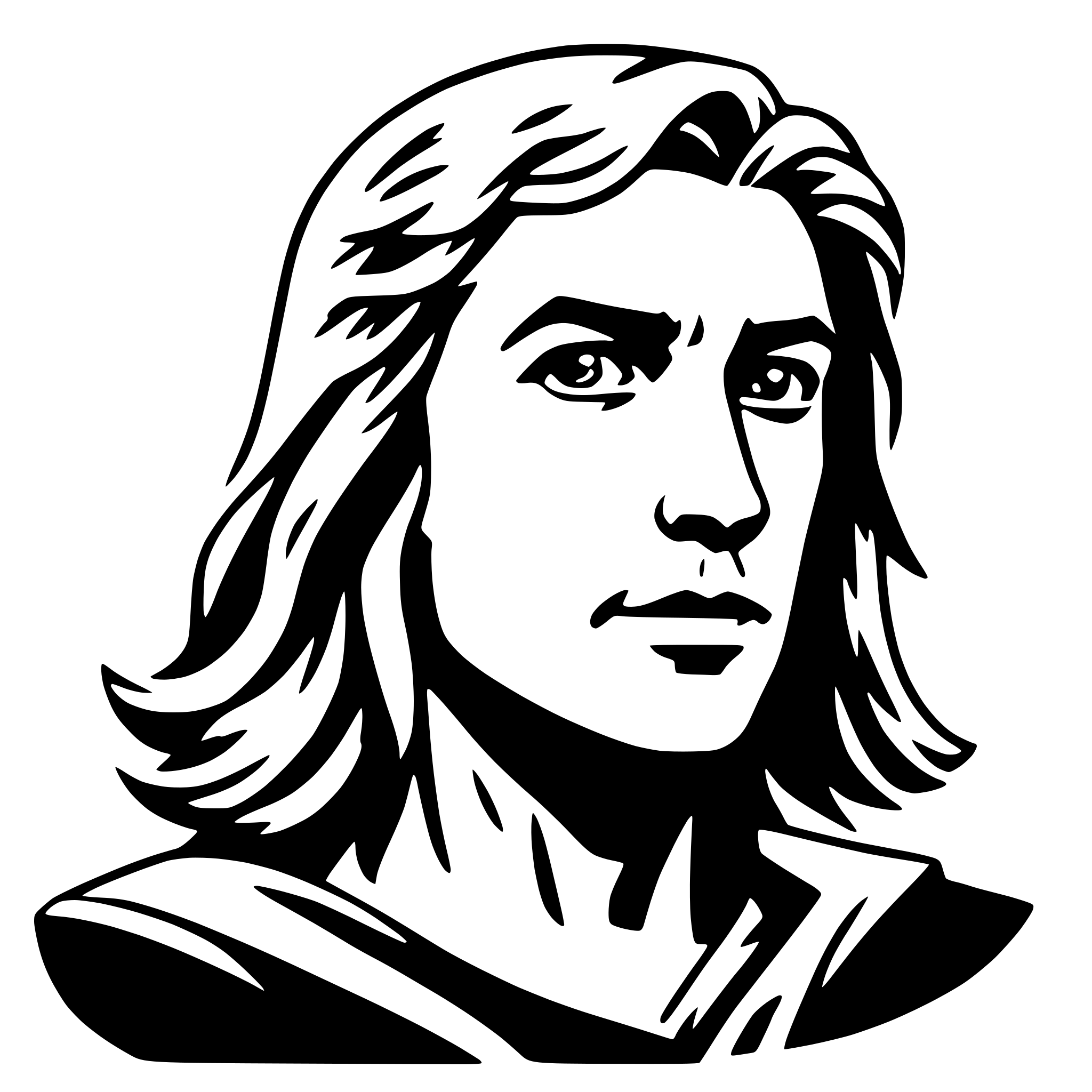 AI-generated SVG of 'thor'