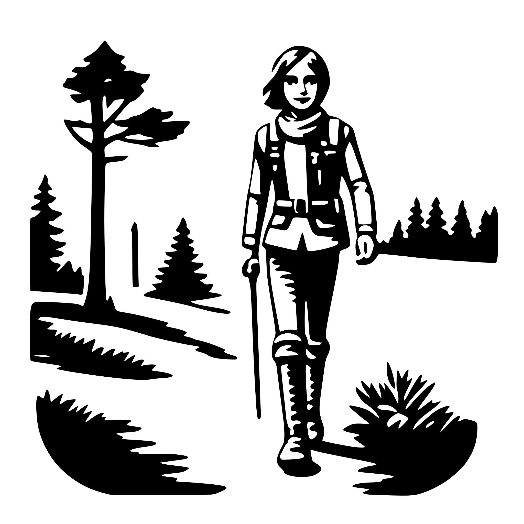 AI-generated SVG of 'outdoor adventure'