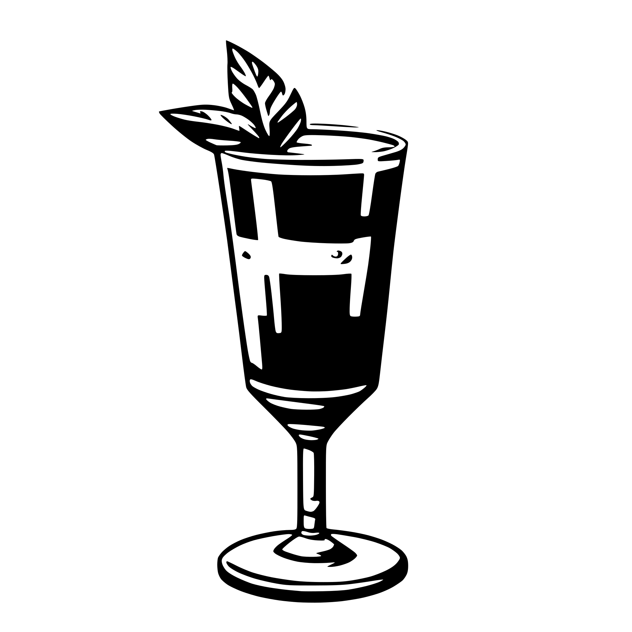 AI-generated SVG of a cocktail