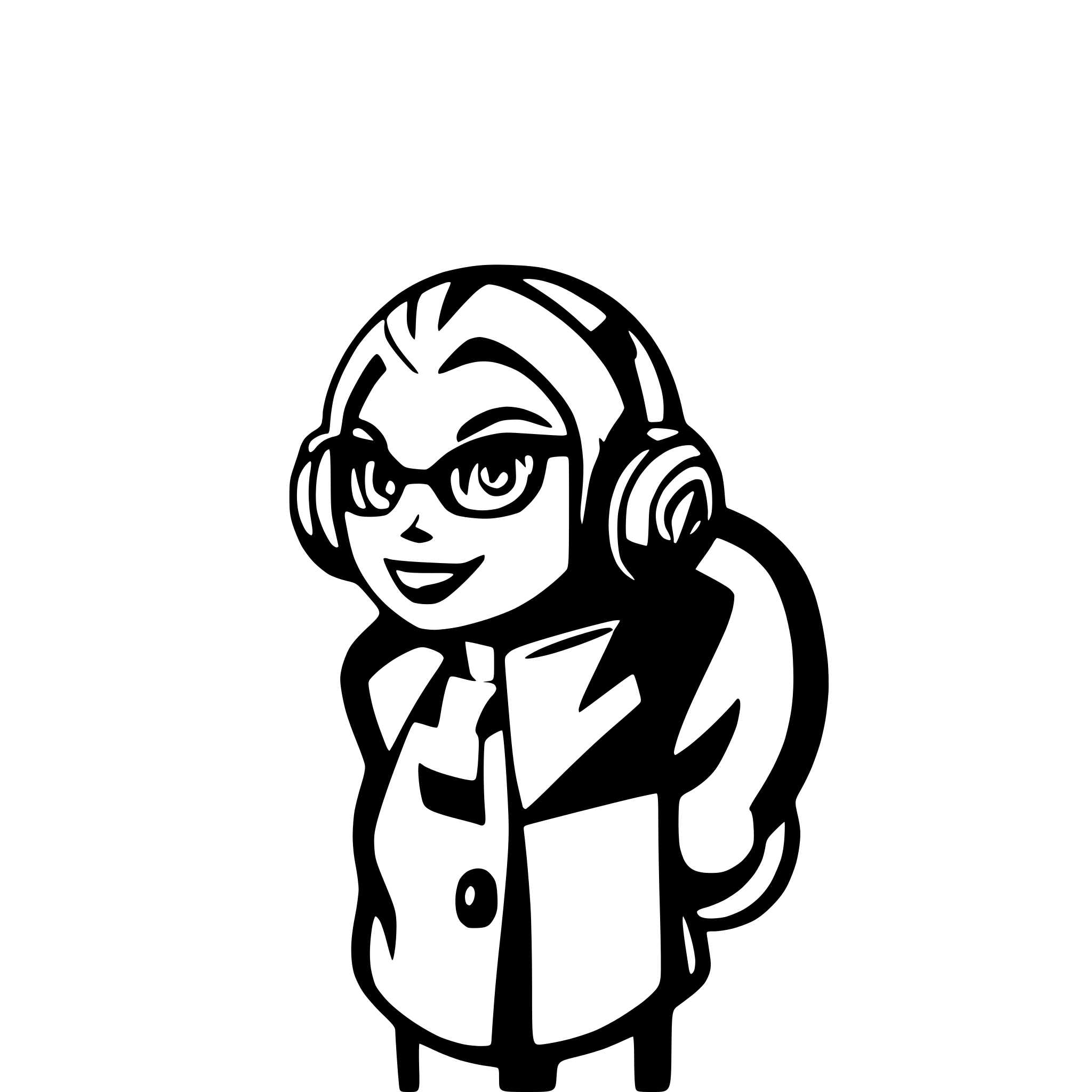 AI-generated SVG of a podcast