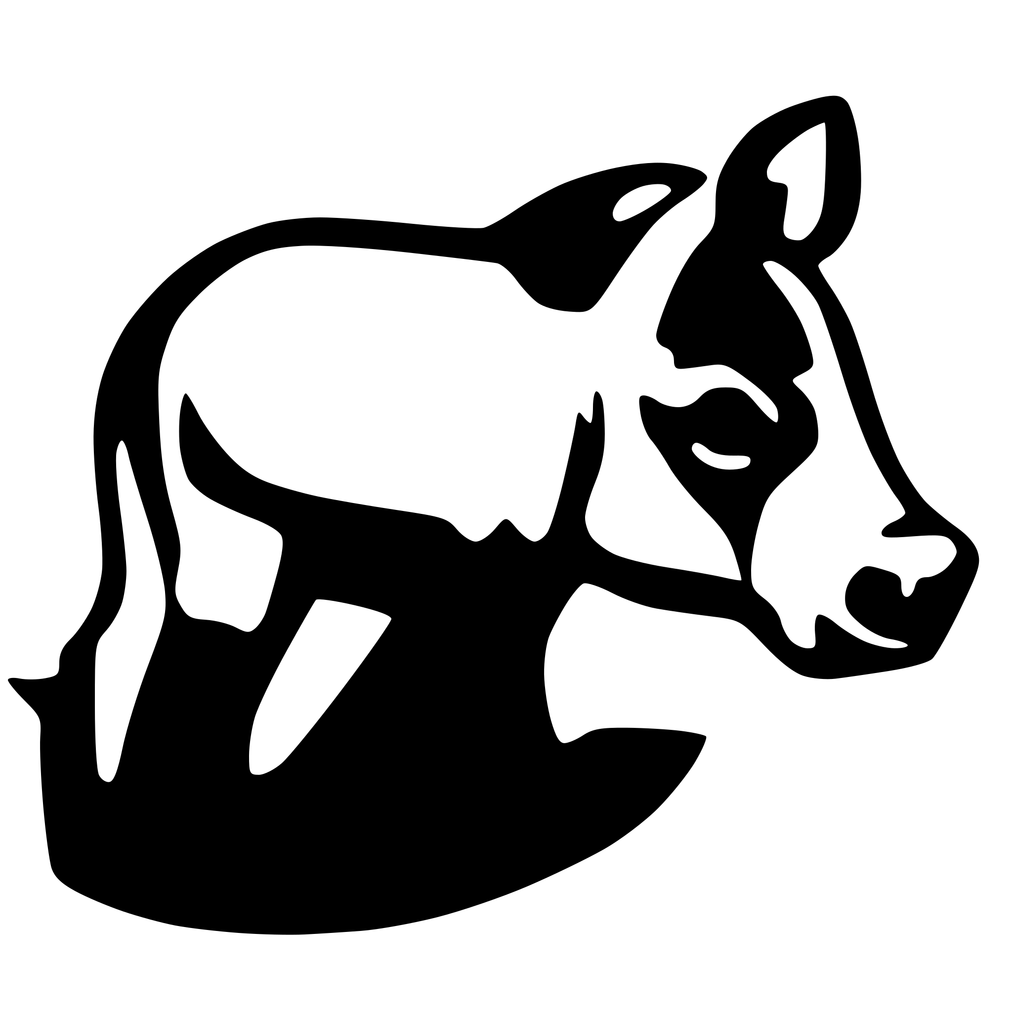 AI-generated SVG of a wild boar
