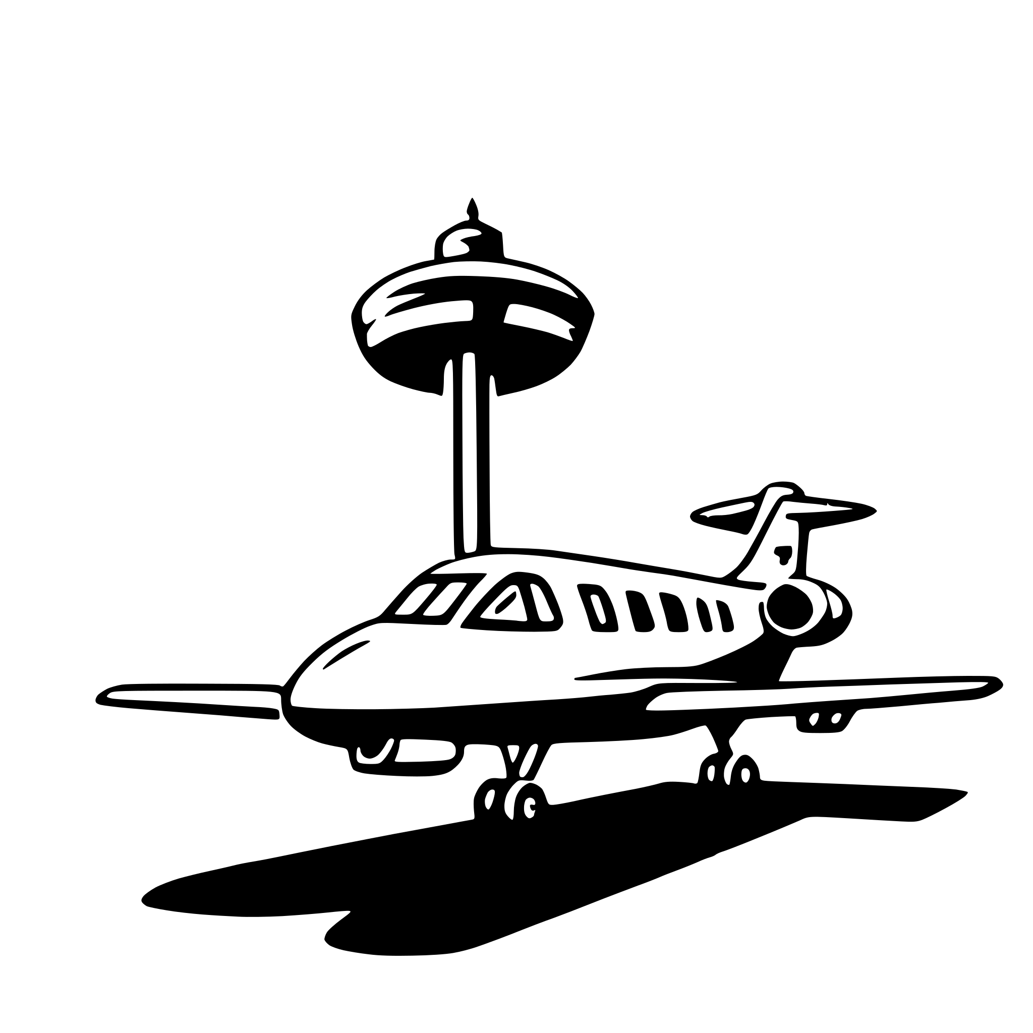 AI-generated SVG of a business jet