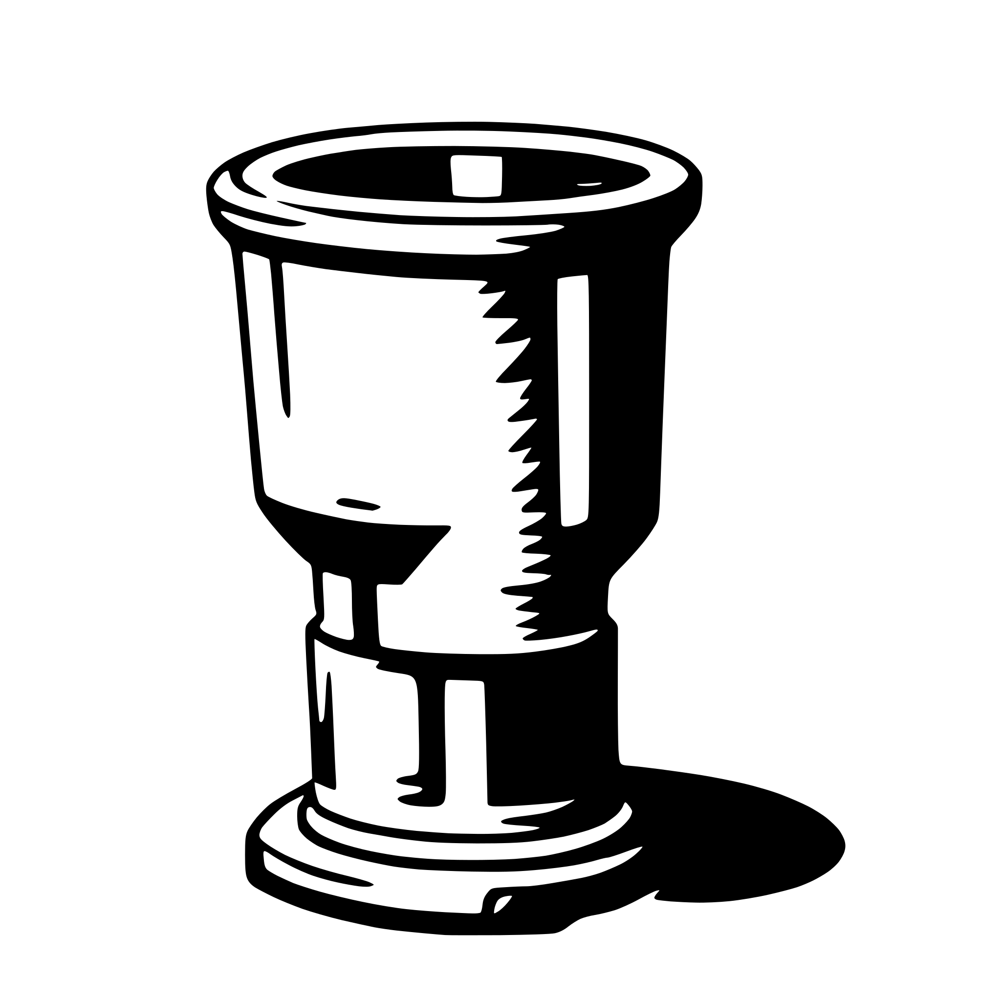 AI-generated SVG of a crucible