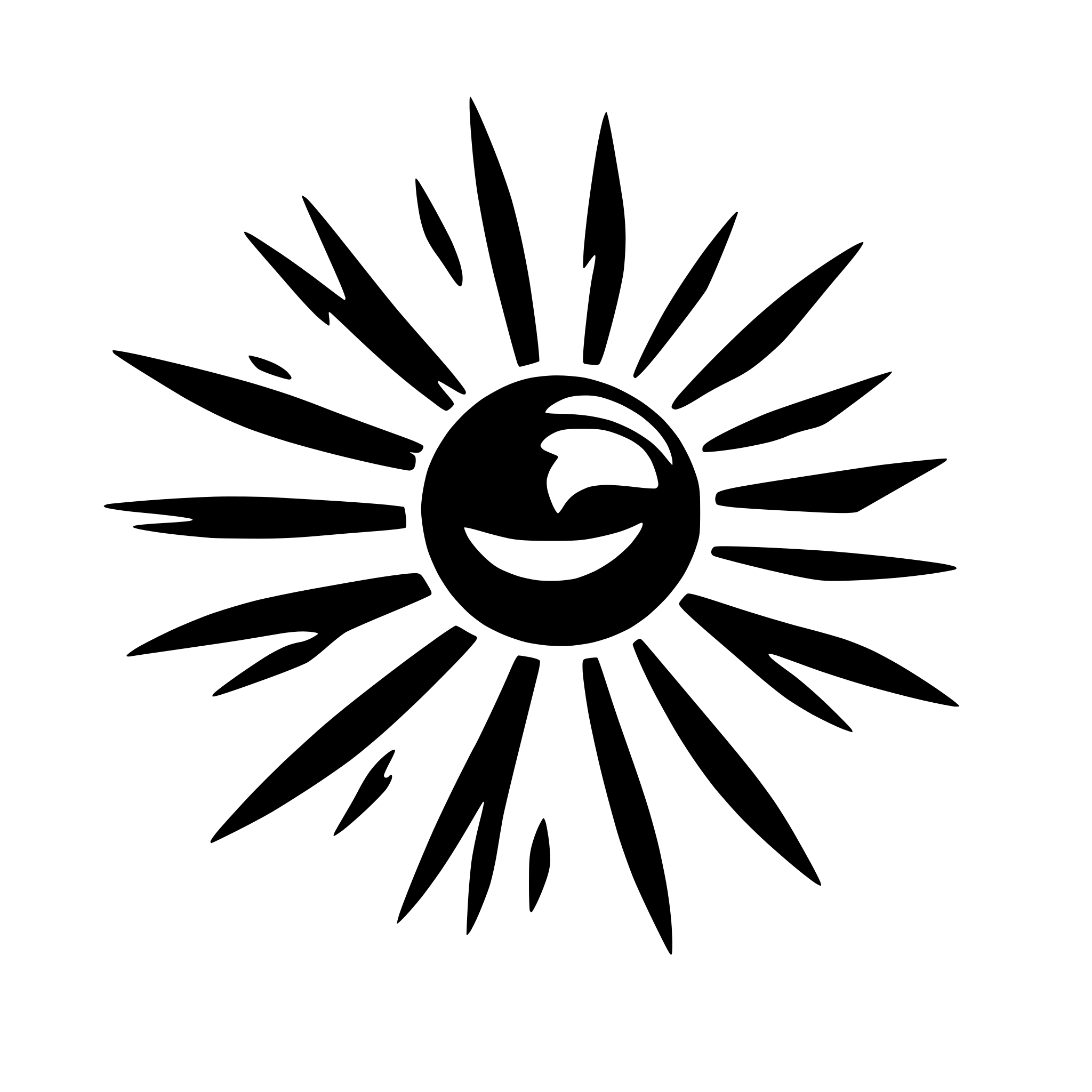 AI-generated SVG of a sun