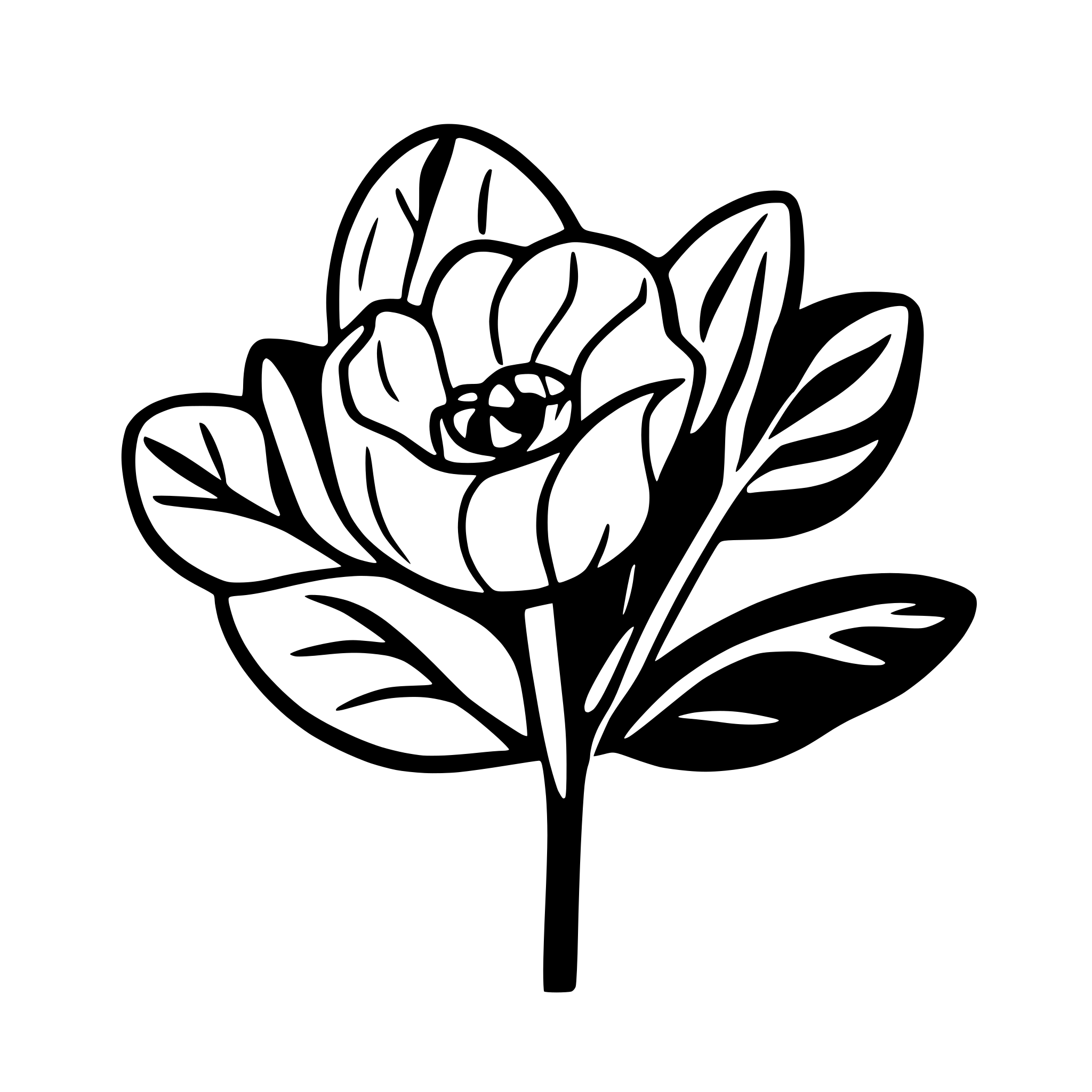 AI-generated SVG of a Flowers