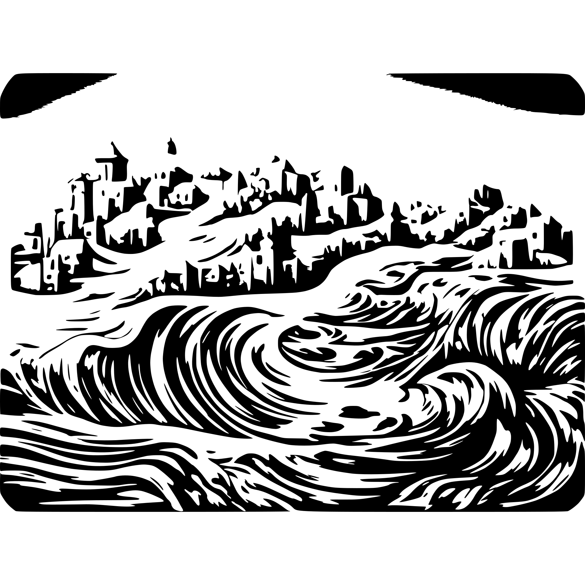 AI-generated SVG of 'acoustic waves'