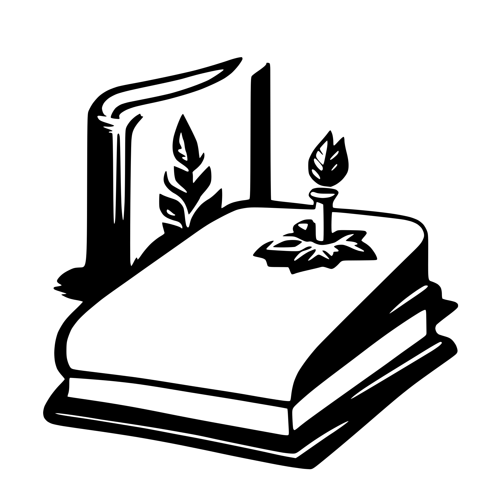 AI-generated SVG of a book