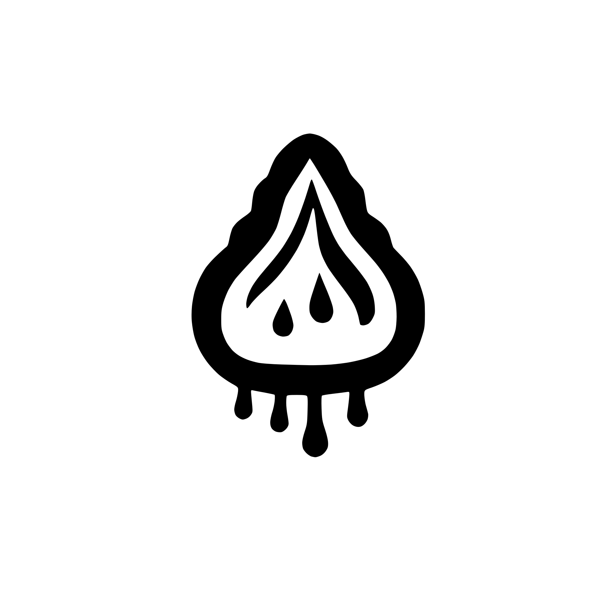 AI-generated SVG of a water droplet splashing