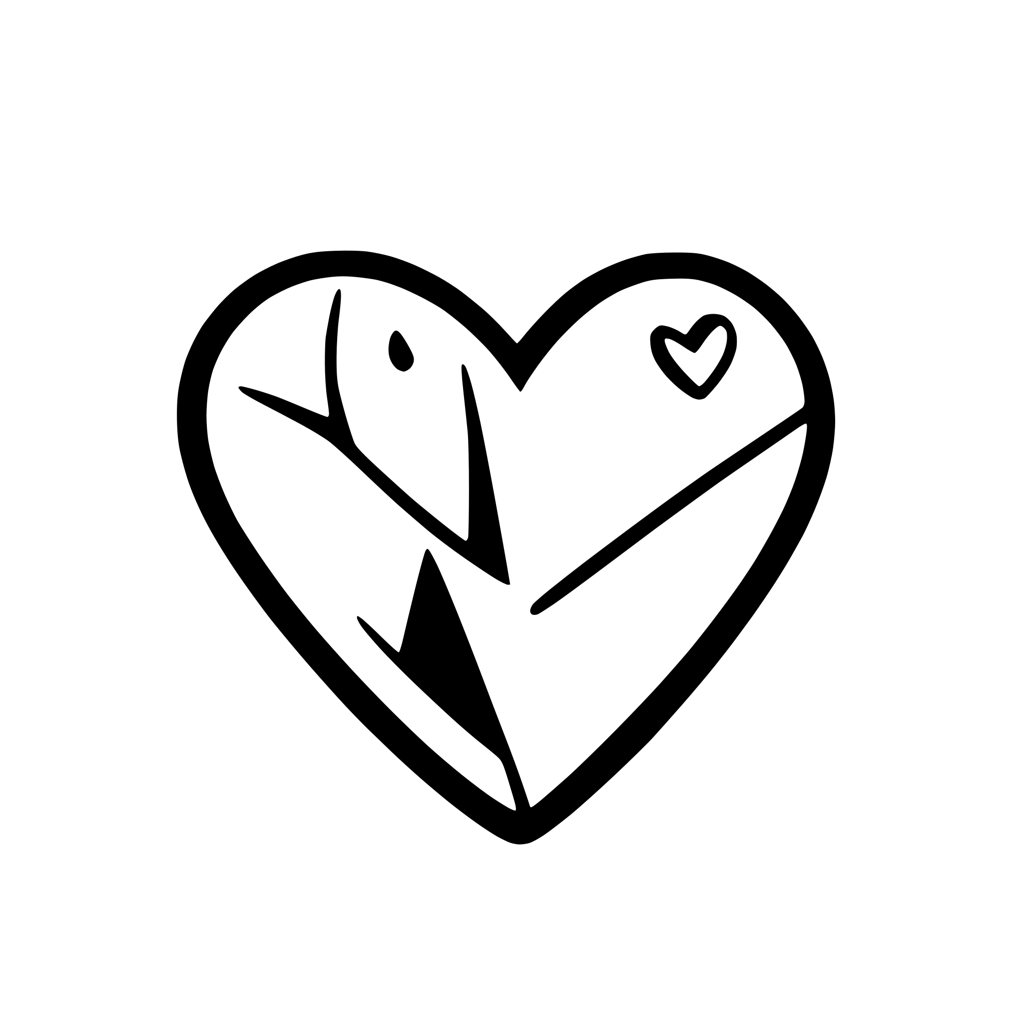 AI-generated SVG of a heart only 1 line
