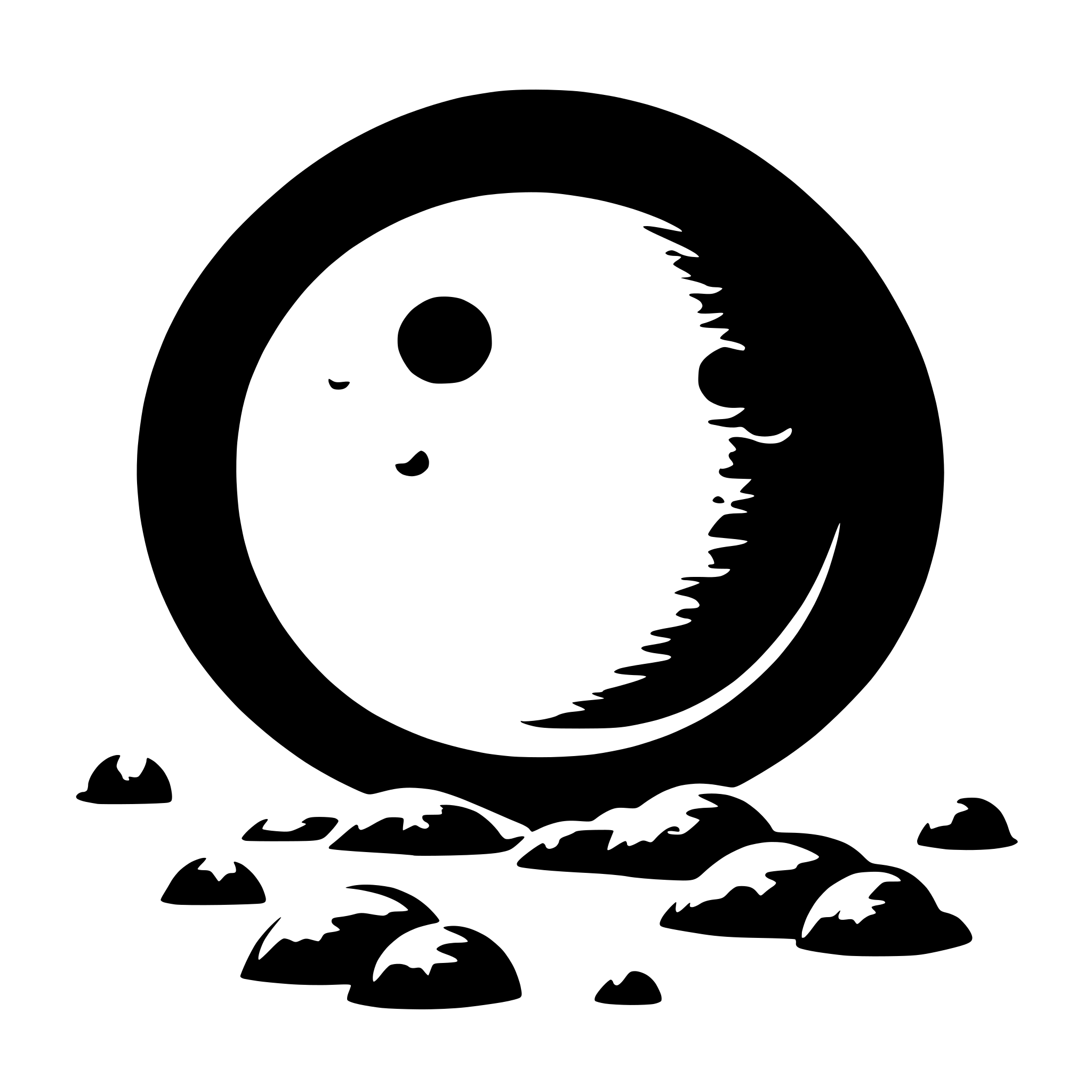 AI-generated SVG of 'moon shapes'
