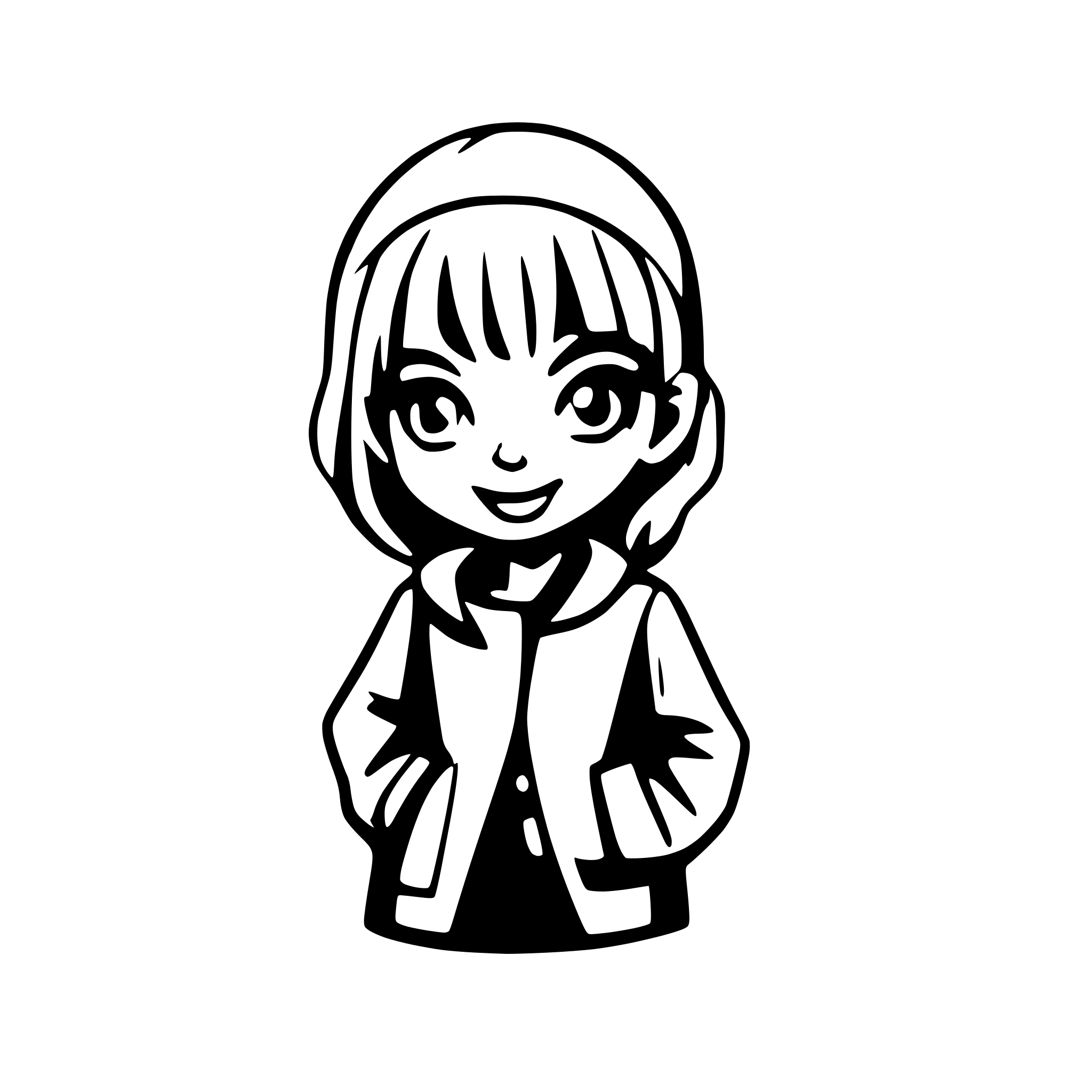 AI-generated SVG of a Language Illustration