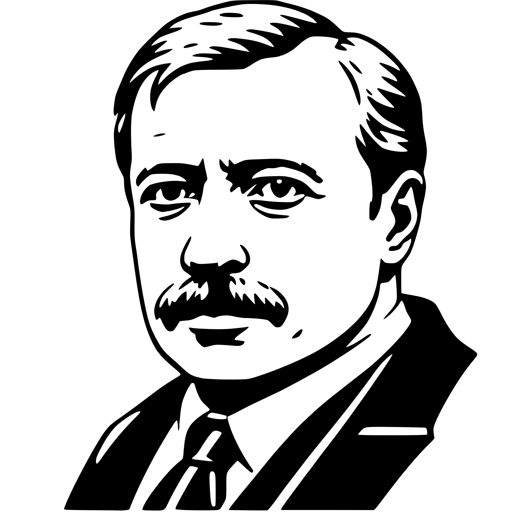 AI-generated SVG of a theodore roosevelt