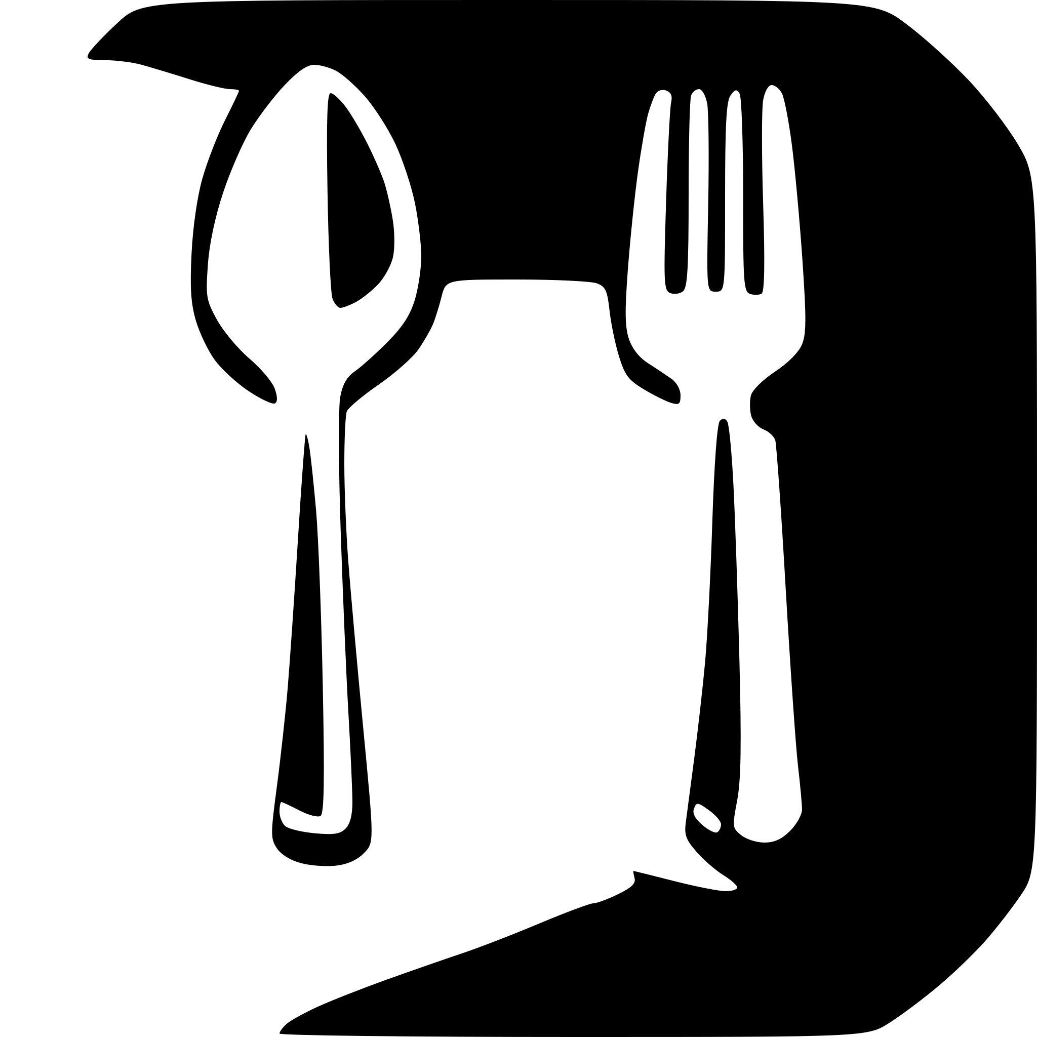 AI-generated SVG of a Fork and spoon