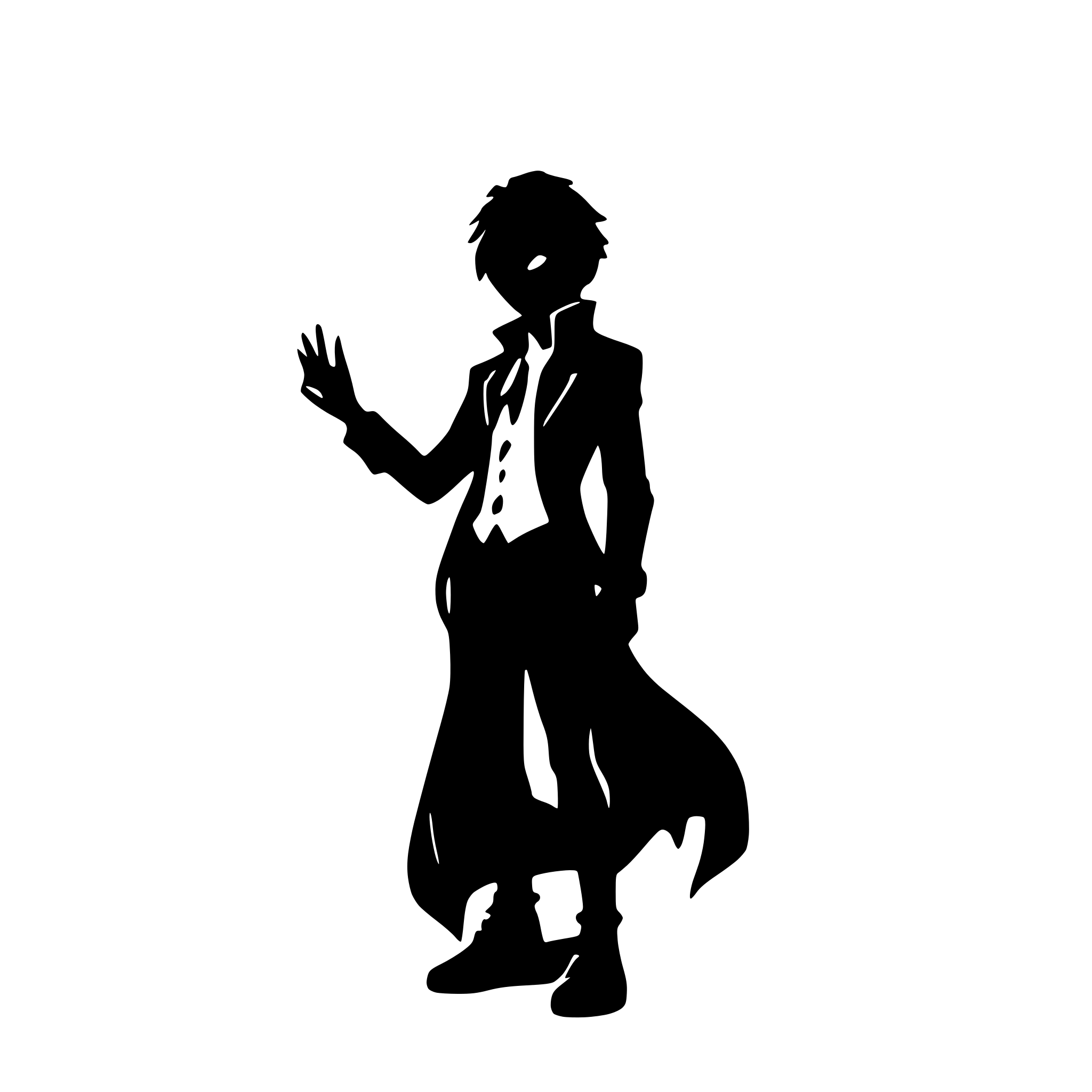 AI-generated SVG of a Joker from the dark knite