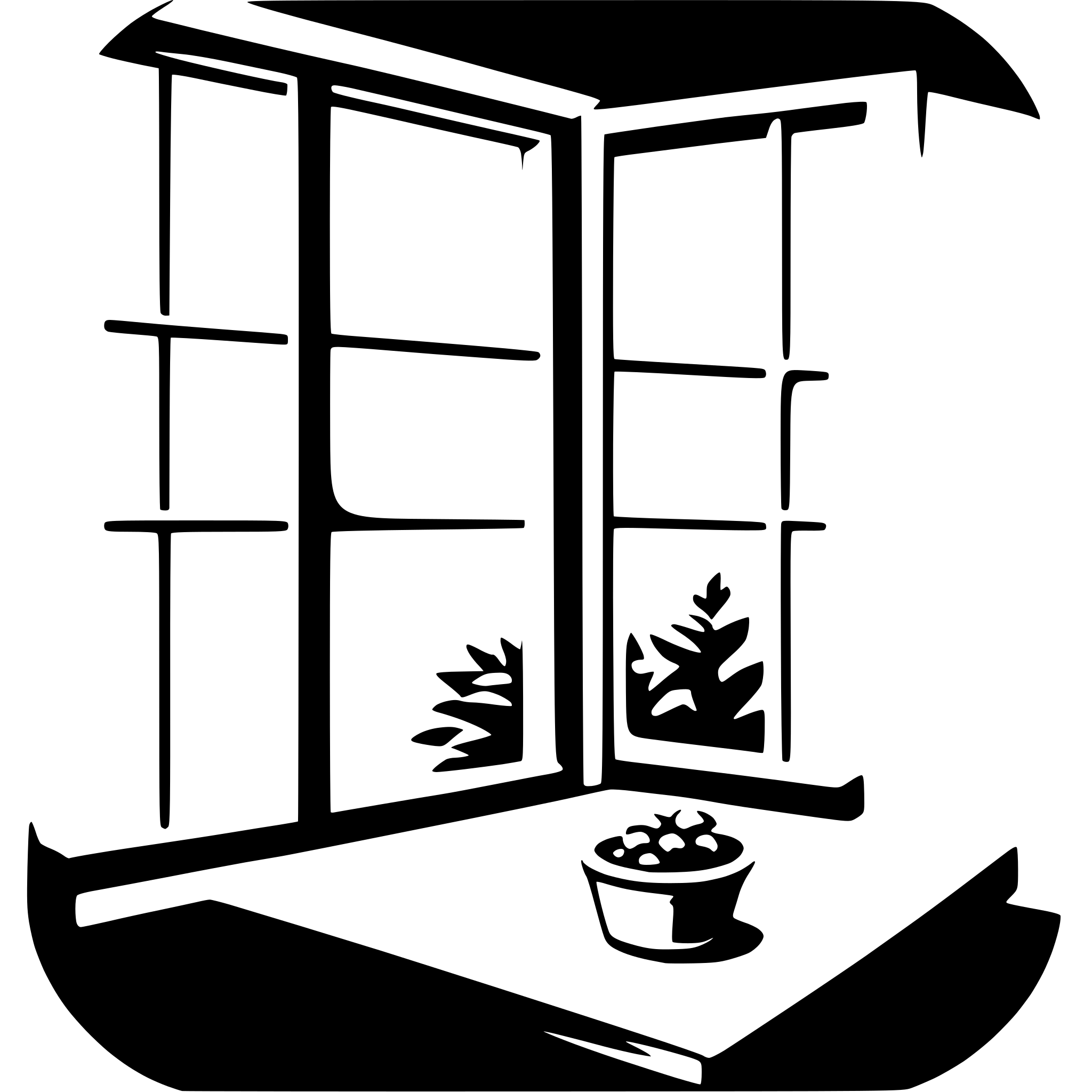 AI-generated SVG of a window