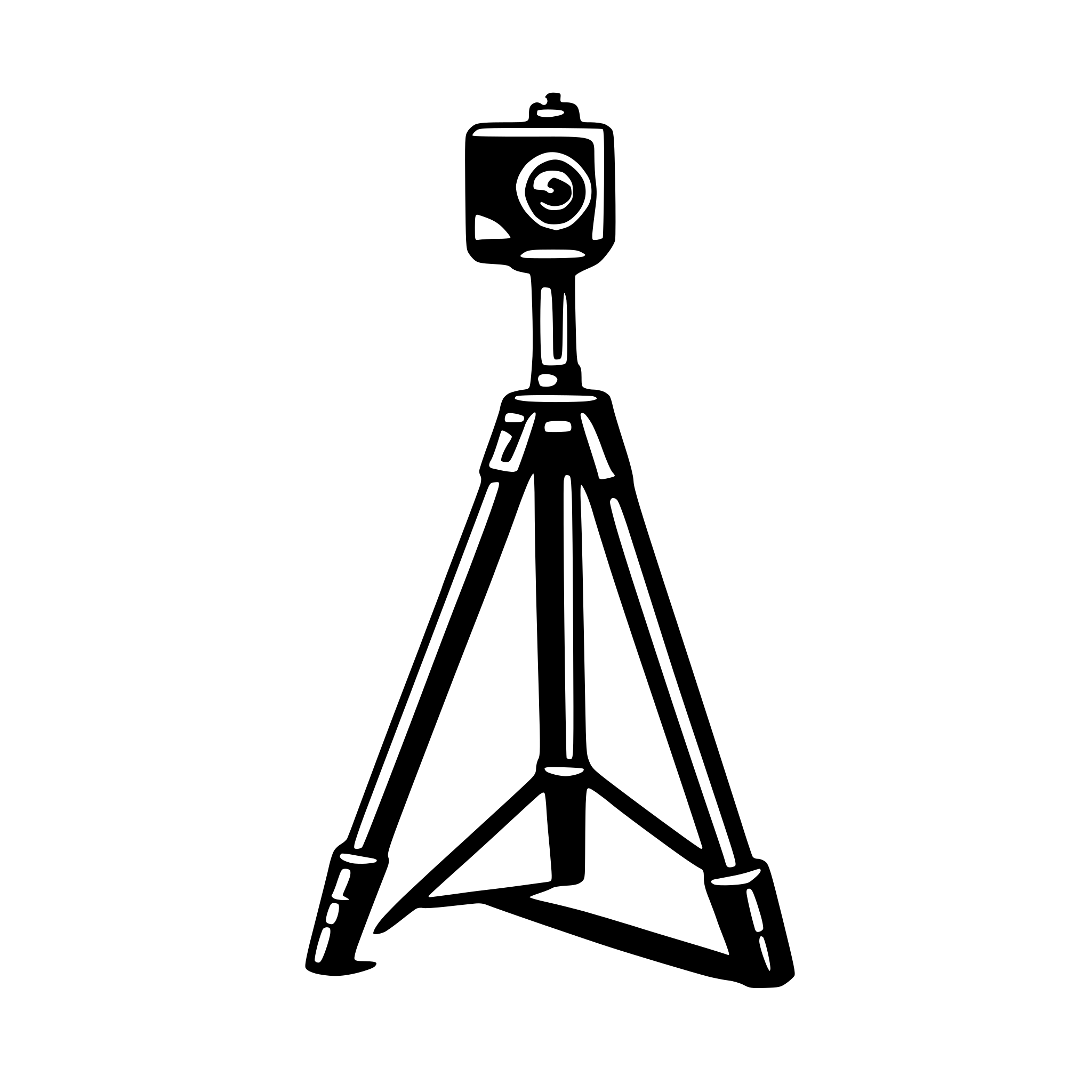 AI-generated SVG of a tripod