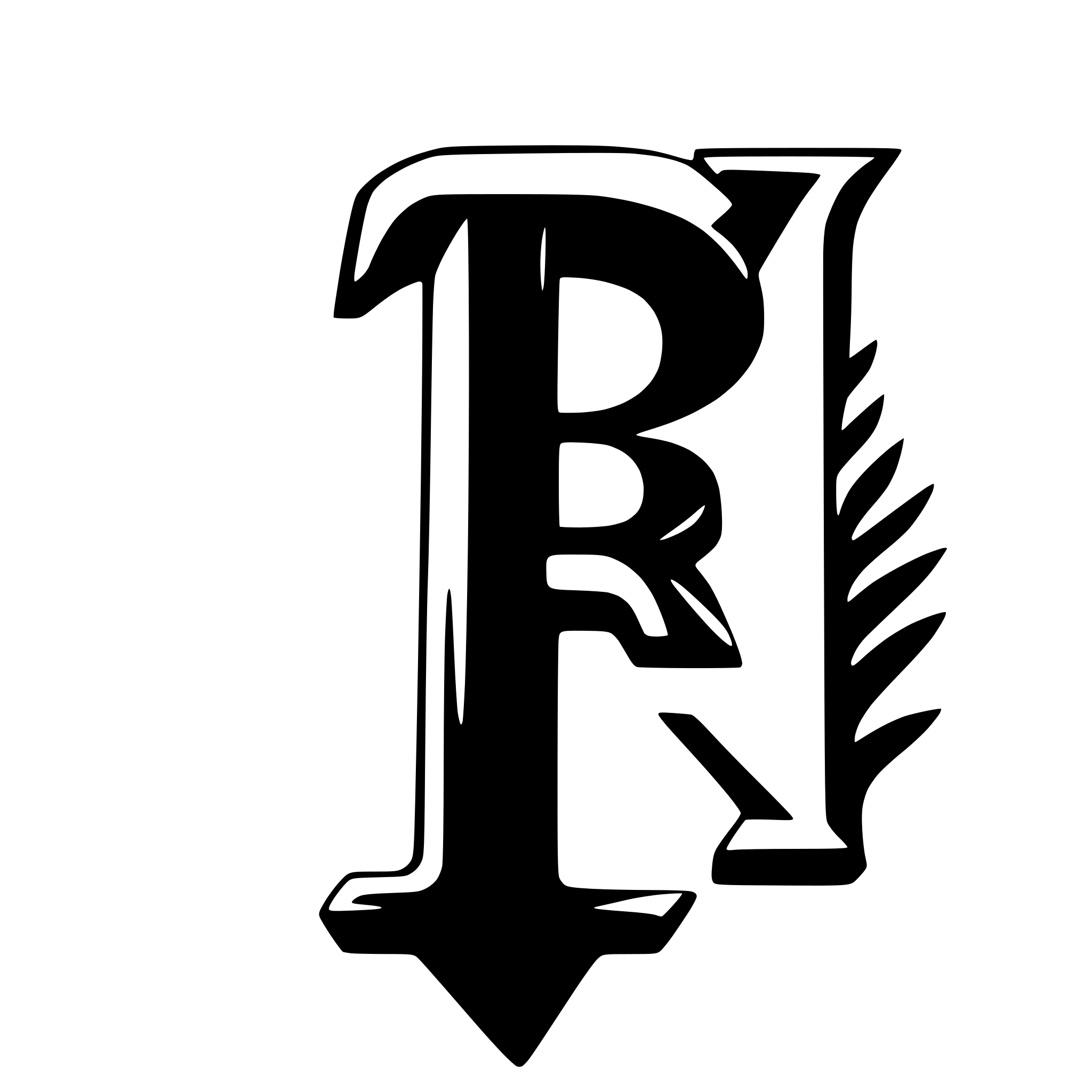 AI-generated SVG of 'Letra R'
