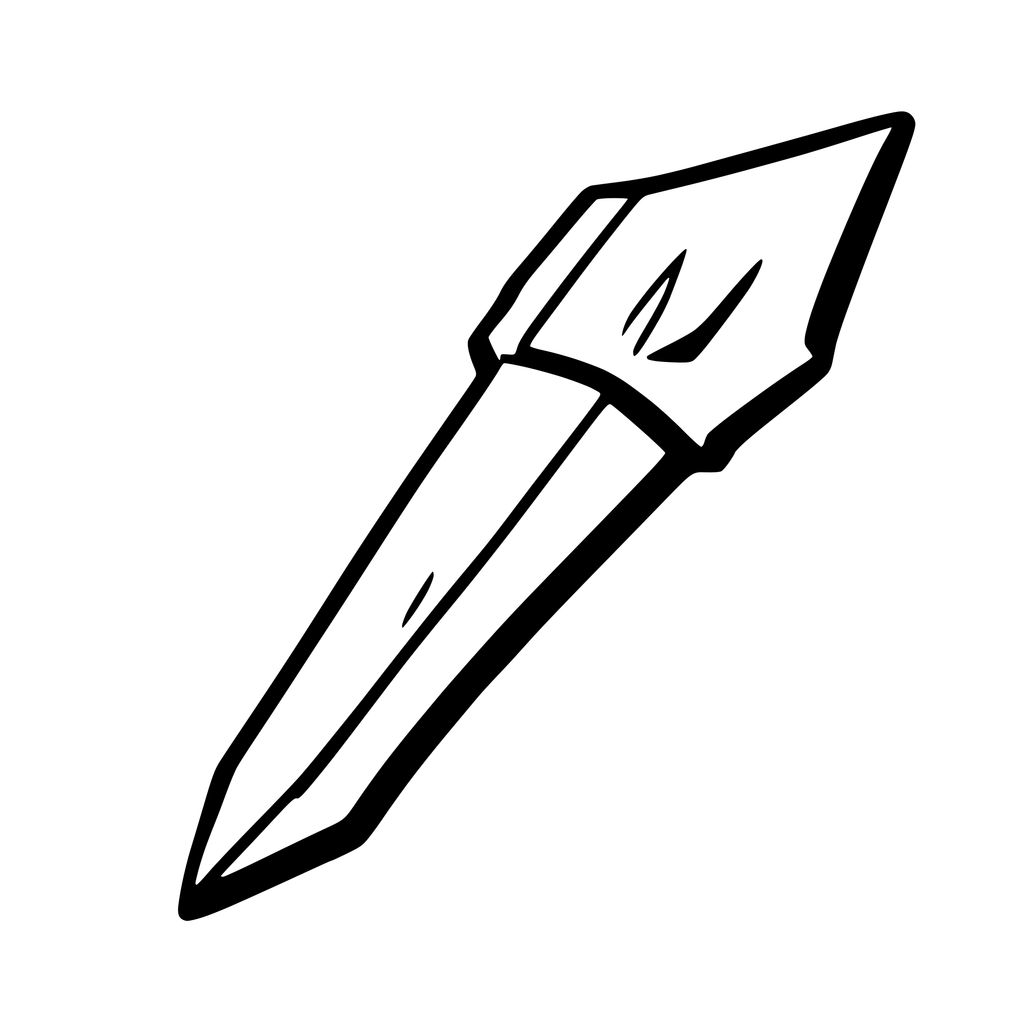 AI-generated SVG of 'Pencil arrow'