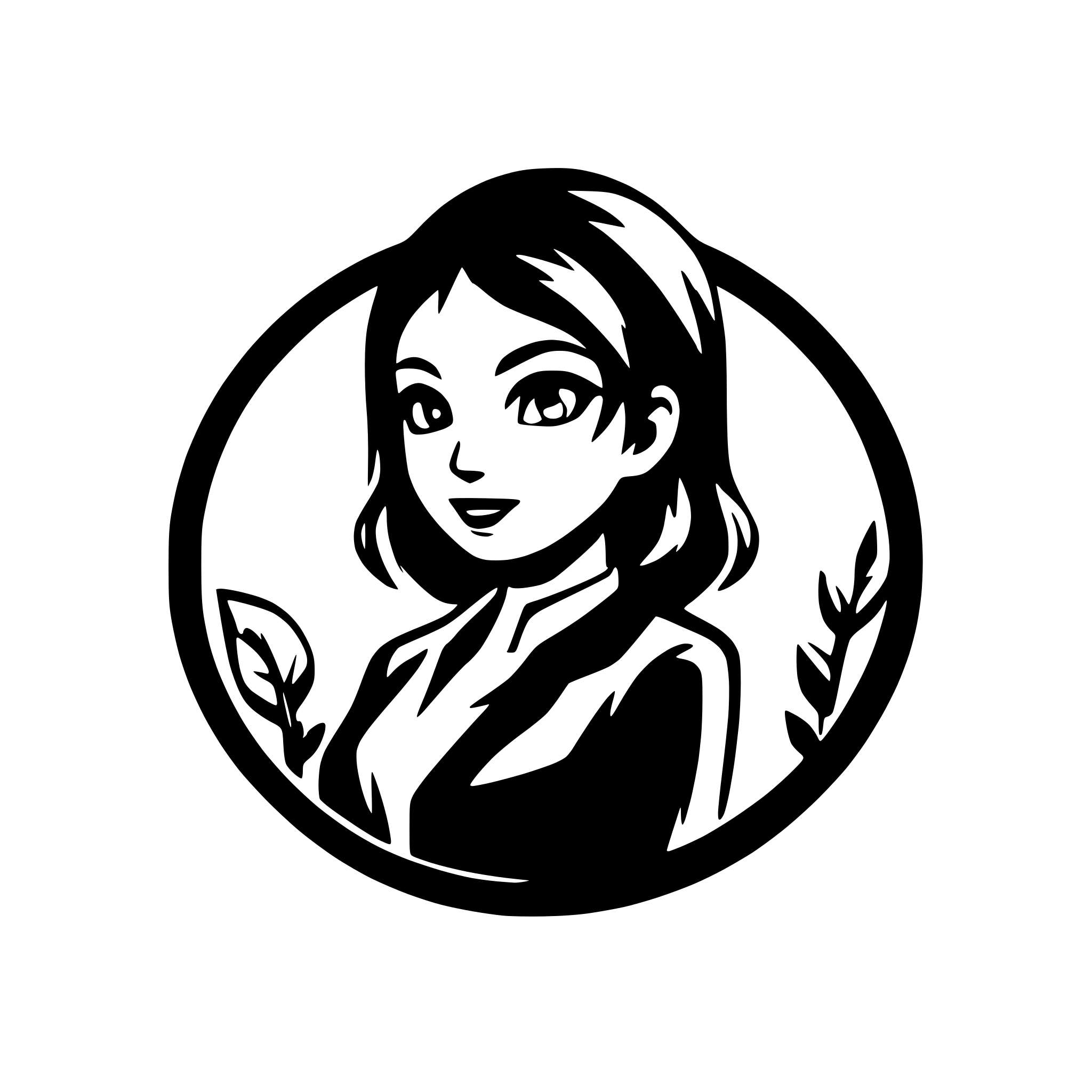 AI-generated SVG of 'AI Agent logo-style'