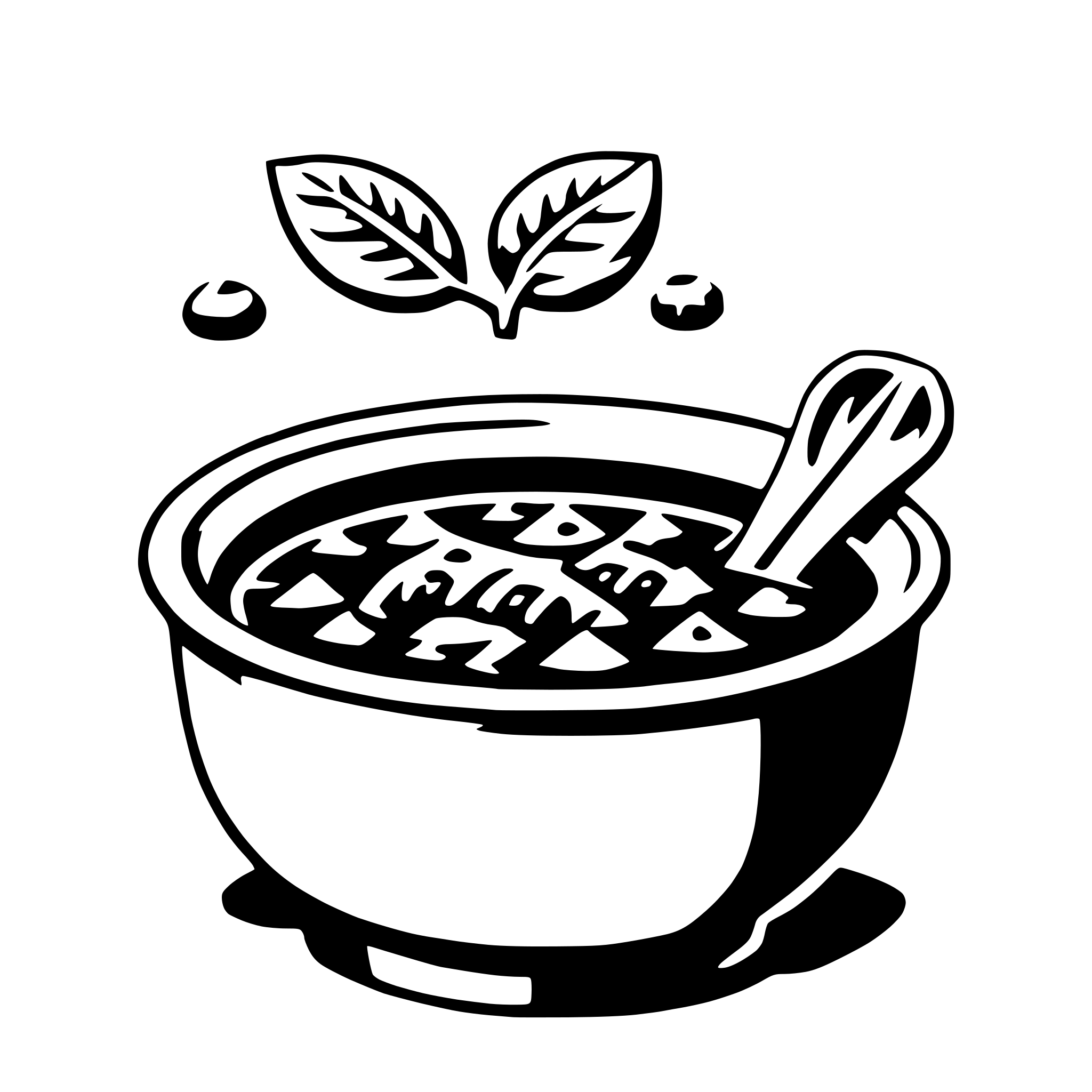 AI-generated SVG of 'soup'